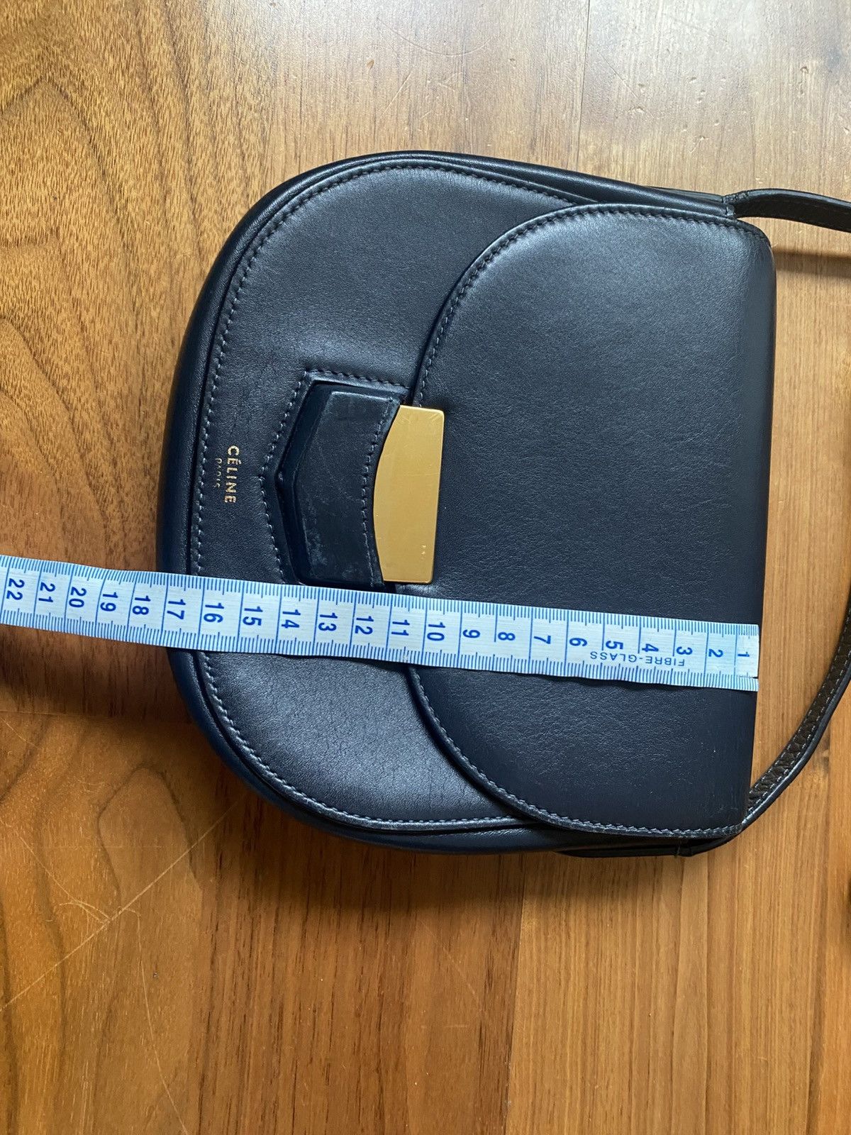 Celine Old Céline Trotteur Navy Cross-body Bag Size ONE SIZE - 15 Thumbnail