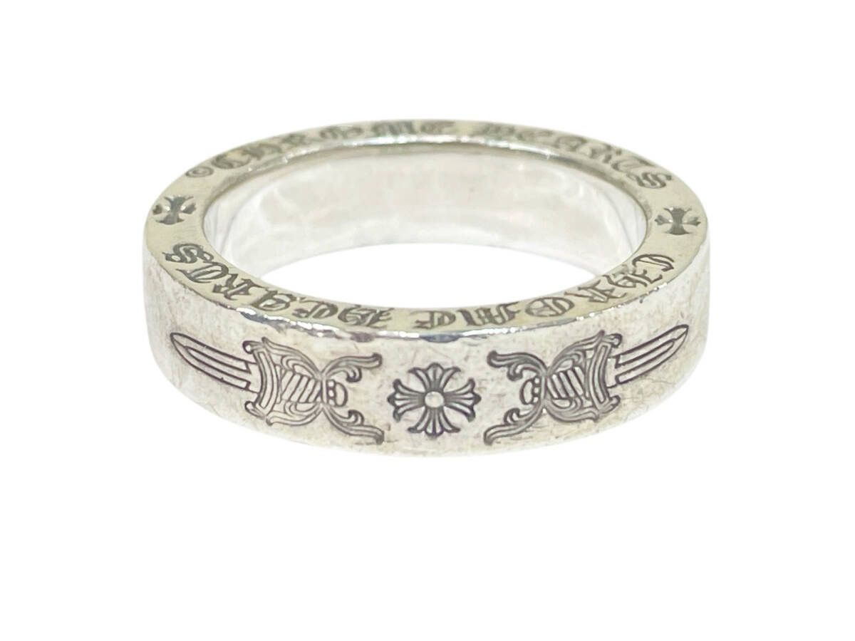 Chrome Hearts US9 Chrome Hearts Dagger Spacer ring 18 Ytk Size ONE SIZE - 1 Thumbnail