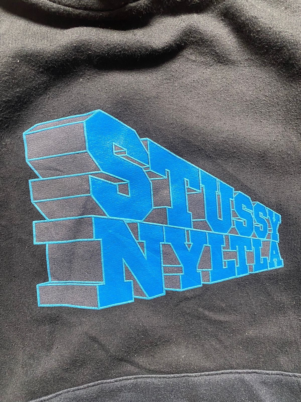 Stussy × Vintage Vintage Stussy NYLTLA Navy Big Font Size US XL / EU 56 / 4 - 2 Thumbnail