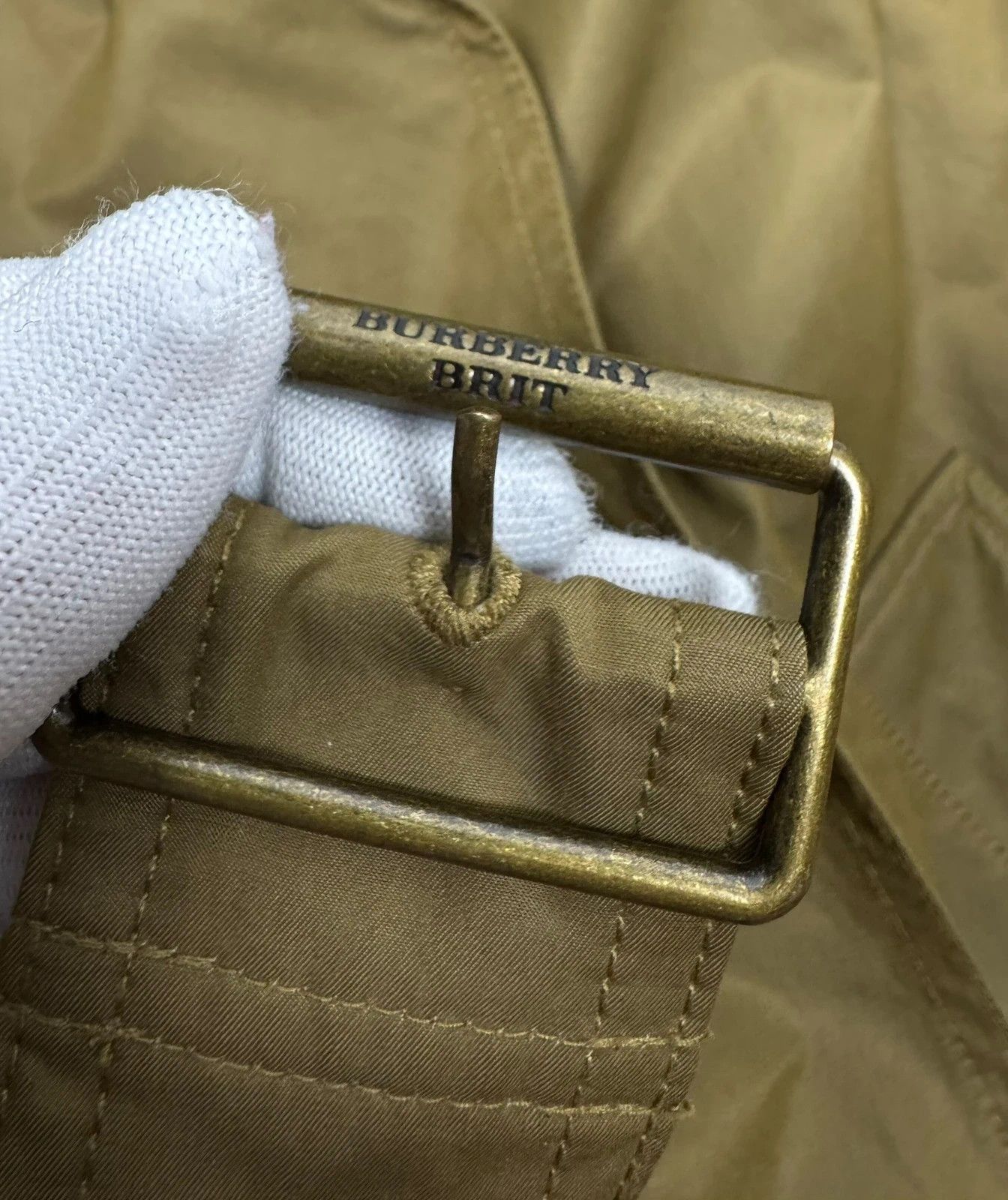 Burberry Burberry Brit Utility Trench Coat Belted Lined size UK12 Size M / US 6-8 / IT 42-44 - 16 Thumbnail