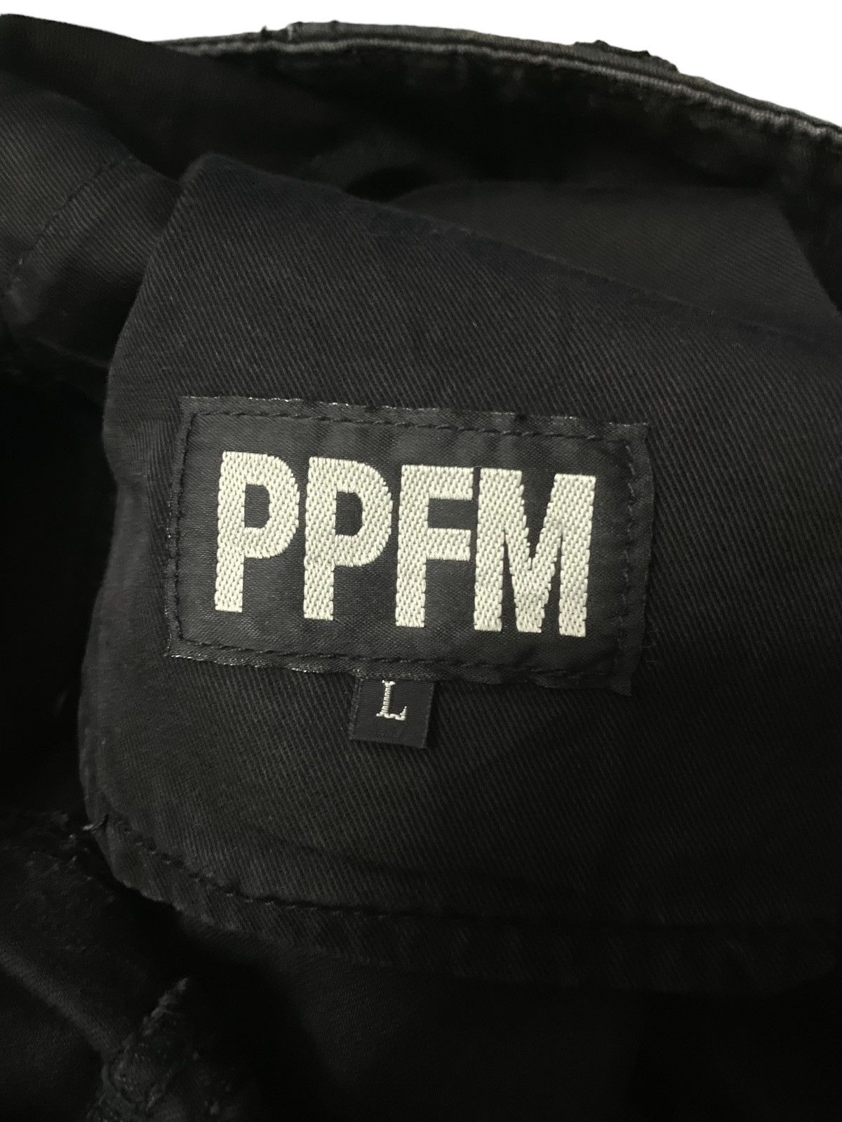 Issey Miyake × PPFM × Tete Homme PPFM Japan Bondage Double Knee Zipper Black Tech Cargo Pants Size US 32 / EU 48 - 14 Thumbnail