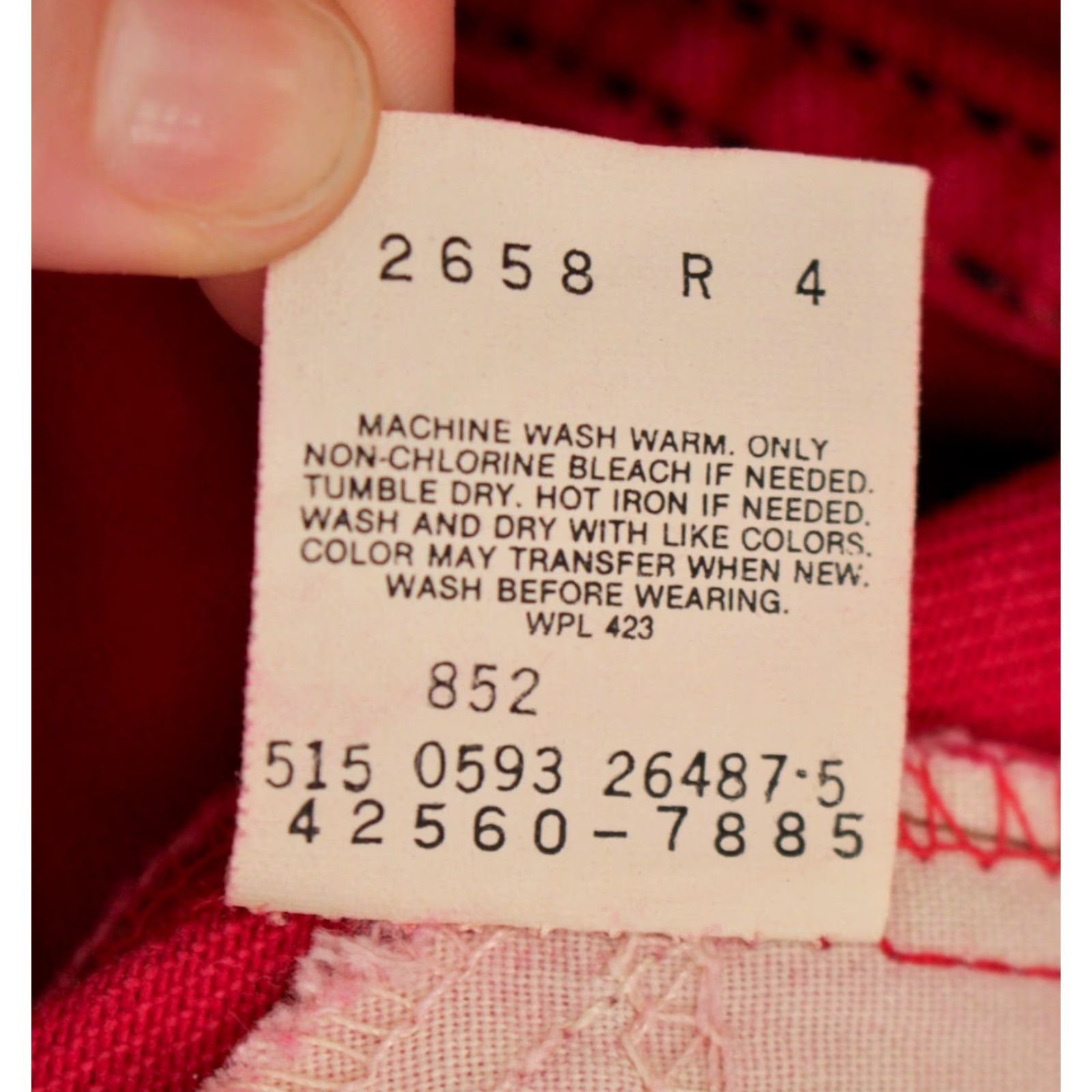 Levi's VINTAGE Levi's 560 Jeans Shirt? Size US 31 - 6 Thumbnail
