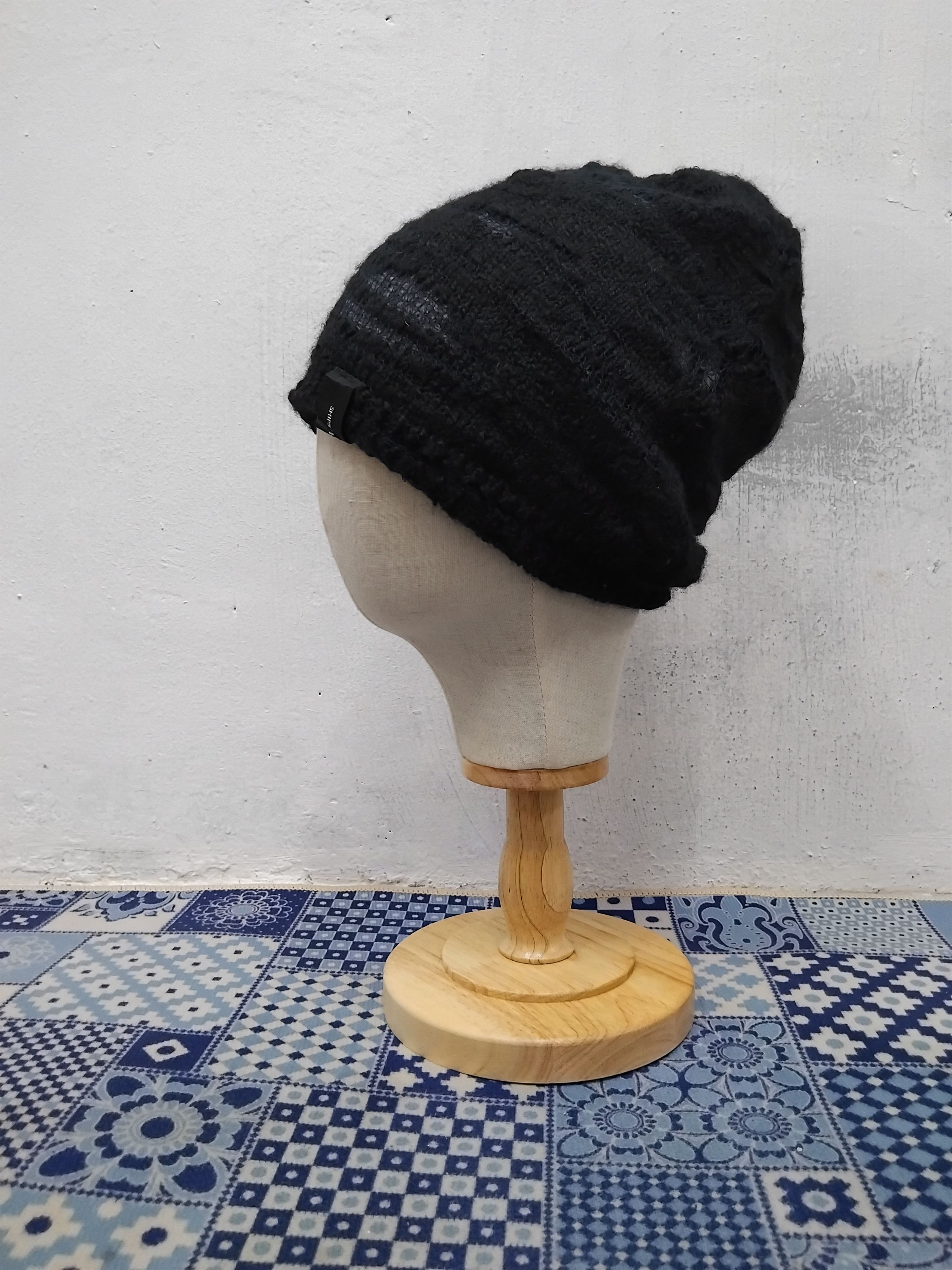 PPFM 💥Ships jet blue Japanese brand black beanie Size ONE SIZE - 6 Thumbnail