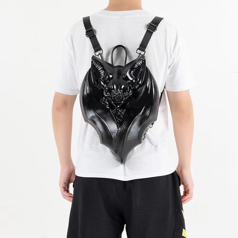Other Goth Bat Shoulder Bag – Black Faux Leather Size ONE SIZE - 1 Thumbnail