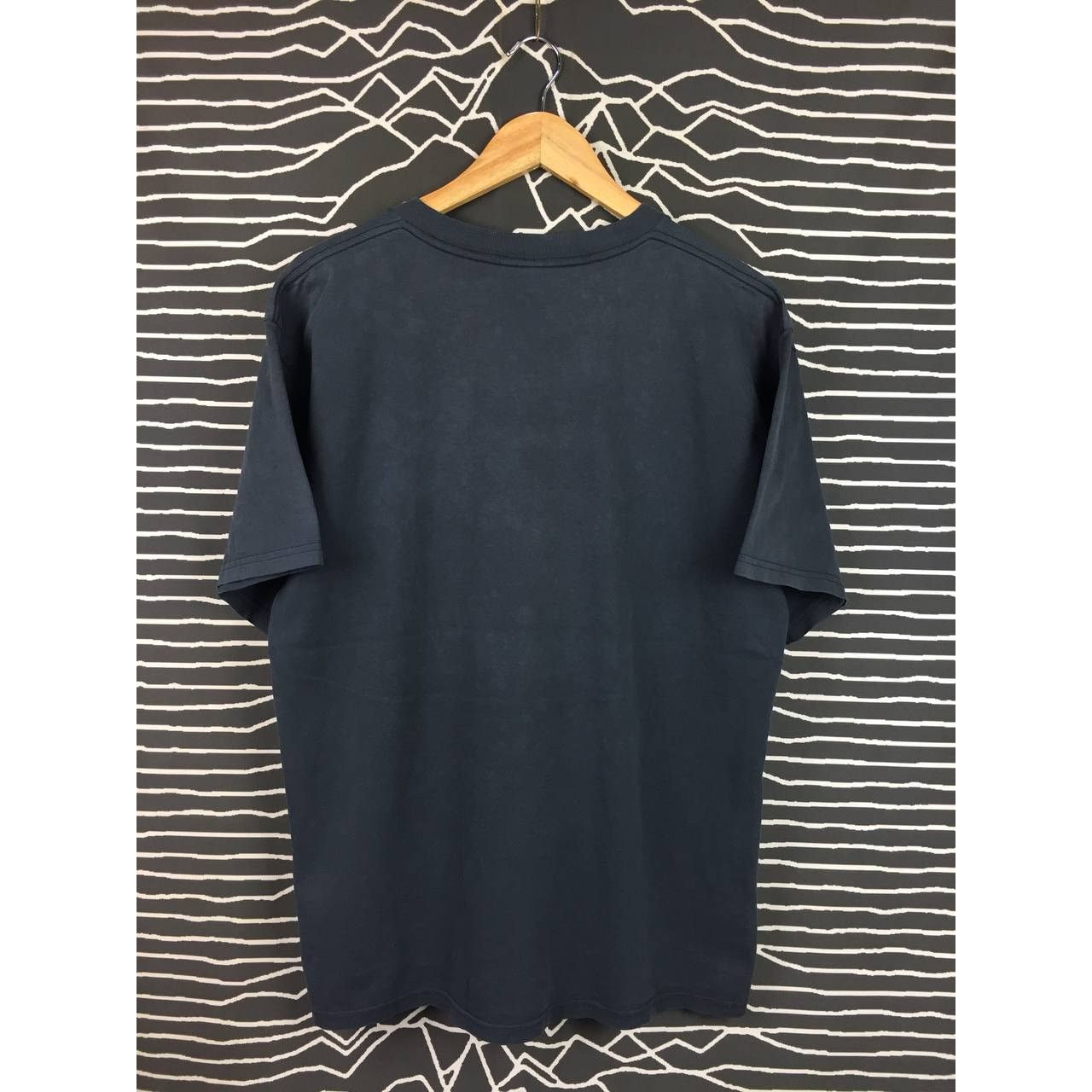 Nike × Vintage Vtg 90s Nike Swoosh Embroidered Logo V-Neck Tee Size US L / EU 52-54 / 3 - 7 Thumbnail