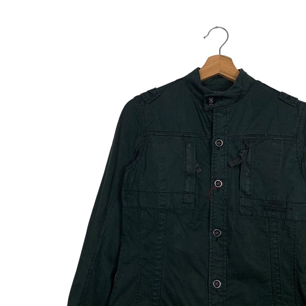 G-Star G-STAR RAW Buttoned Cotton Overcoat Jacket #2778-C125 Size S / US 4 / IT 40 - 3 Thumbnail
