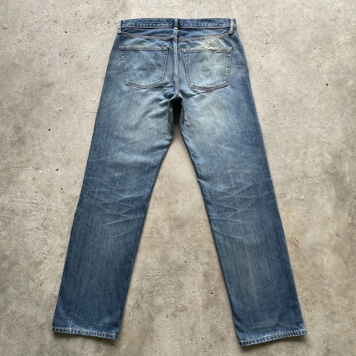 Japanese Brand Rusty💥 Vintage Japanese Brand Faded Jeans Denim Pants W35 Size US 35 - 9 Thumbnail