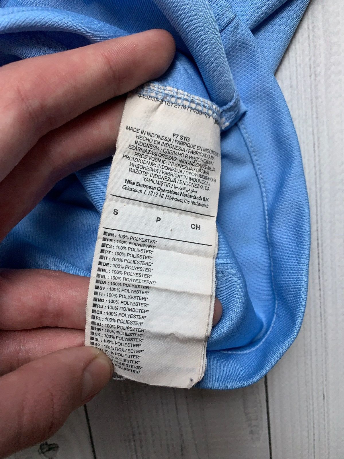 Nike × Vintage Vintage Nike Manchester City soccer jersey 19 Sane rare Size US S / EU 44-46 / 1 - 7 Thumbnail