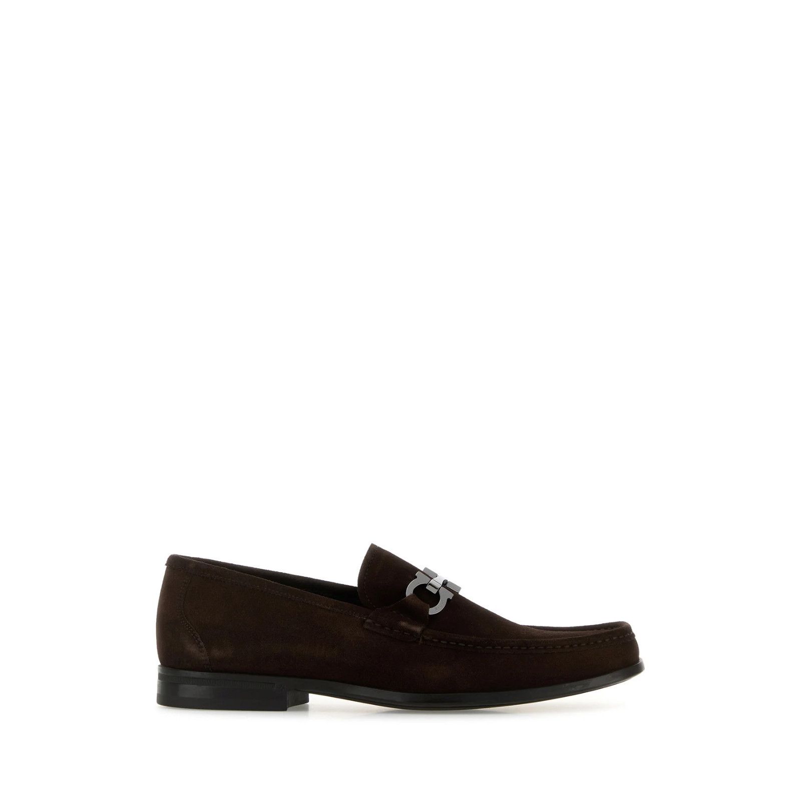 FERRAGAMO Brown suede Grandioso loafers New (Men's size:US 9