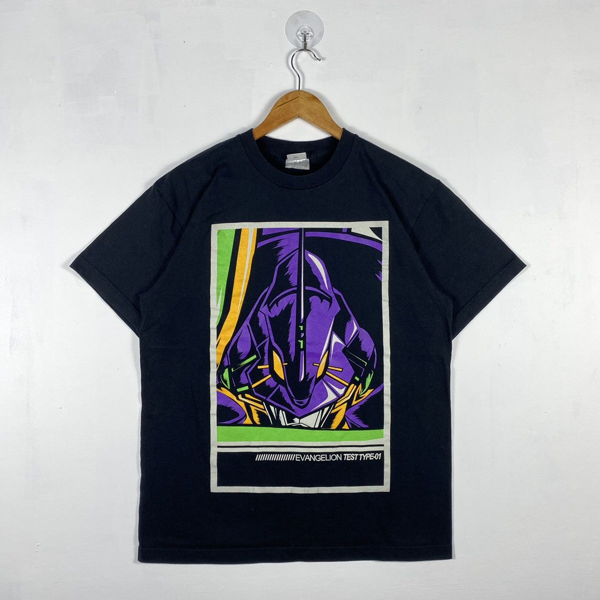 Anime Neon Genesis EVANGELION TEST TYPE-01 Cyberpunk Anime Tee Size US XL / EU 56 / 4 - 2 Thumbnail