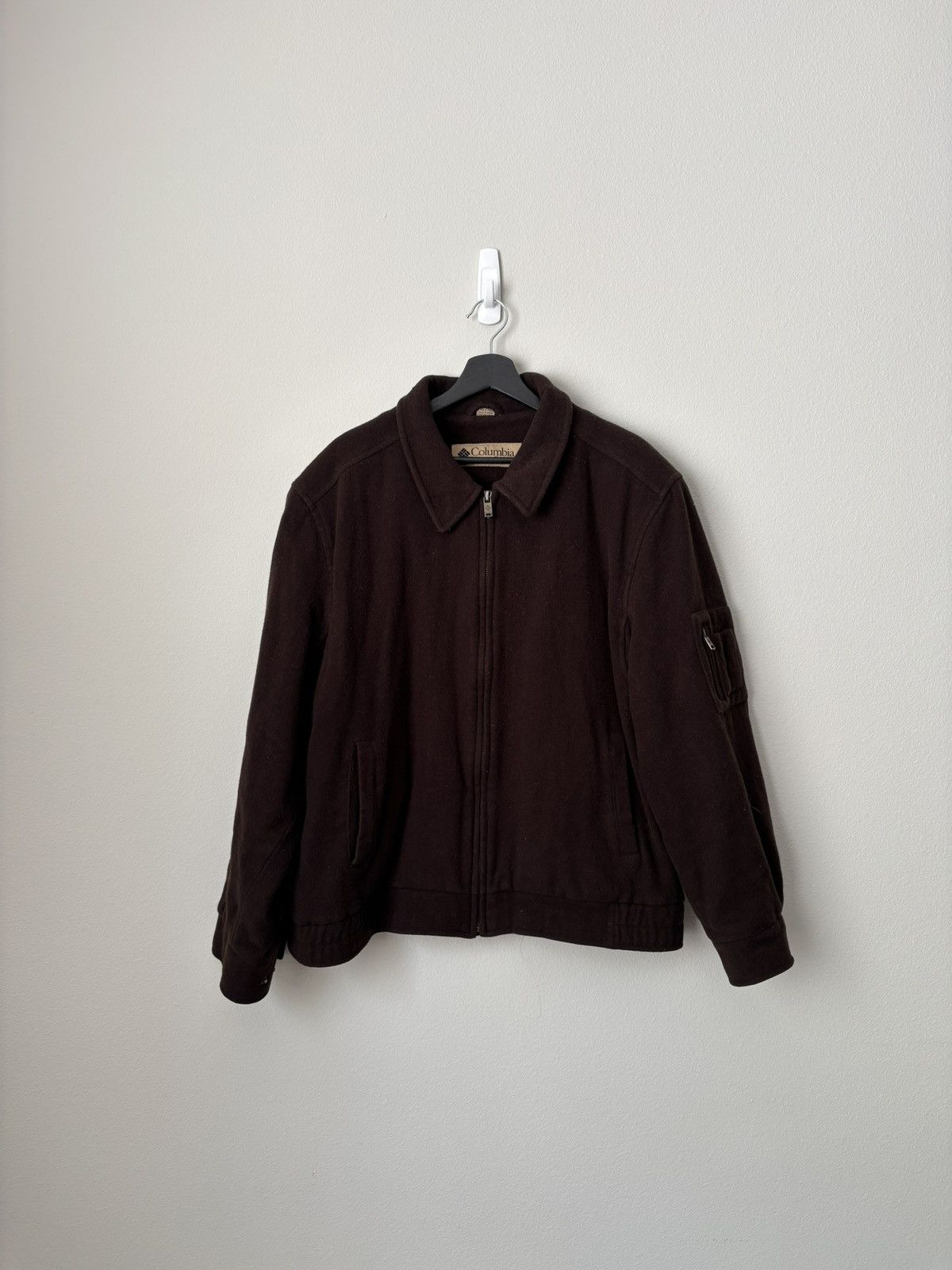 Columbia Columbia Brown Wool Coat Size US XL / EU 56 / 4 - 1 Thumbnail
