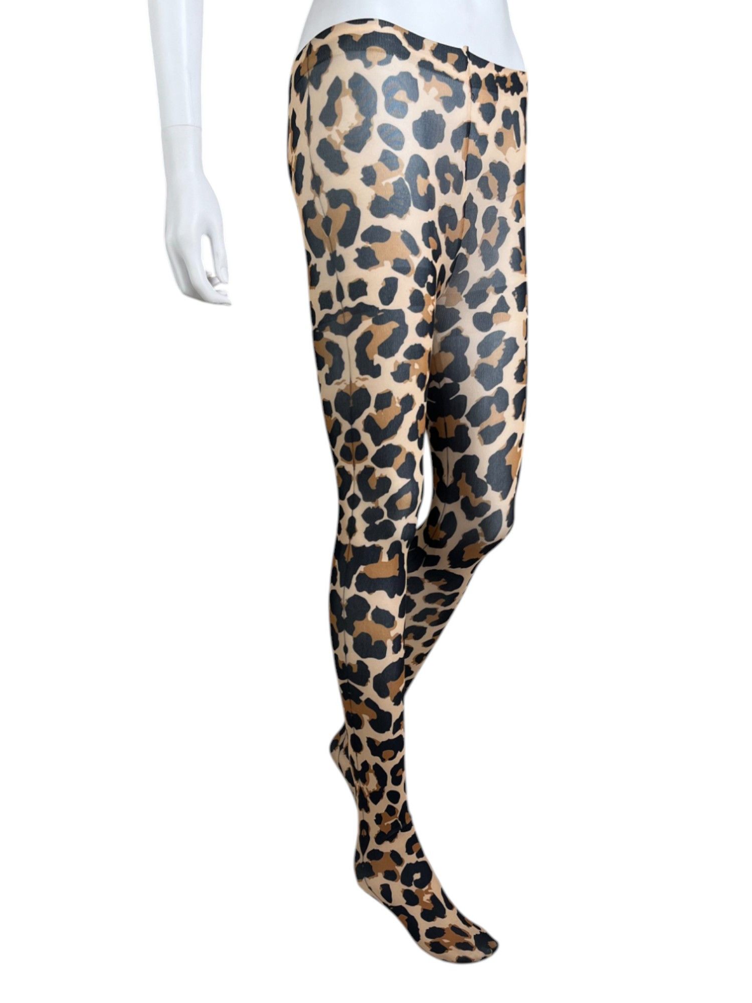 Junya Watanabe F/W 2020 Leopard Print Leggins Size 26" / US 2 / IT 38 - 3 Thumbnail