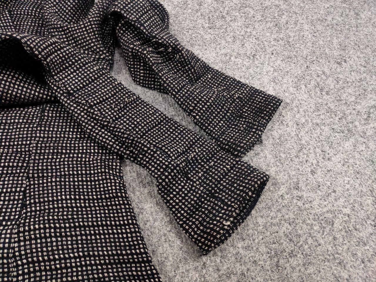 Transit Transit Par Such design Classic Black Knit Blazer Jacket Size M / US 6-8 / IT 42-44 - 15 Thumbnail