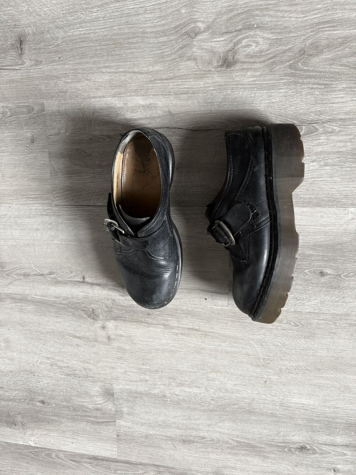 Vintage 2004 Dr Martens Monk Strap Buckle Shoe Size US 9.5 / EU 42-43 - 4 Thumbnail