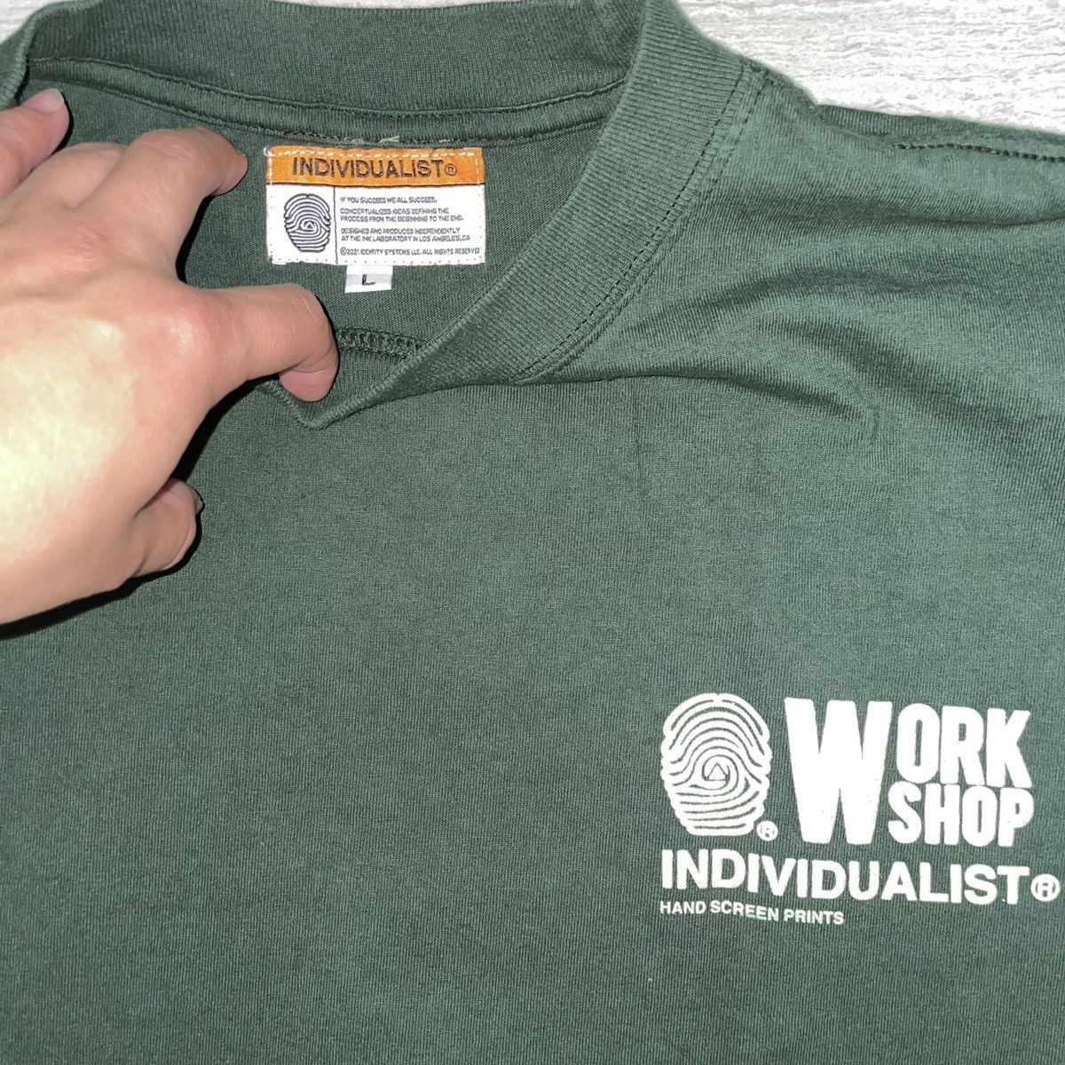 Individualized Shirts Individualist work shop t-shirt Size US L / EU 52-54 / 3 - 3 Thumbnail