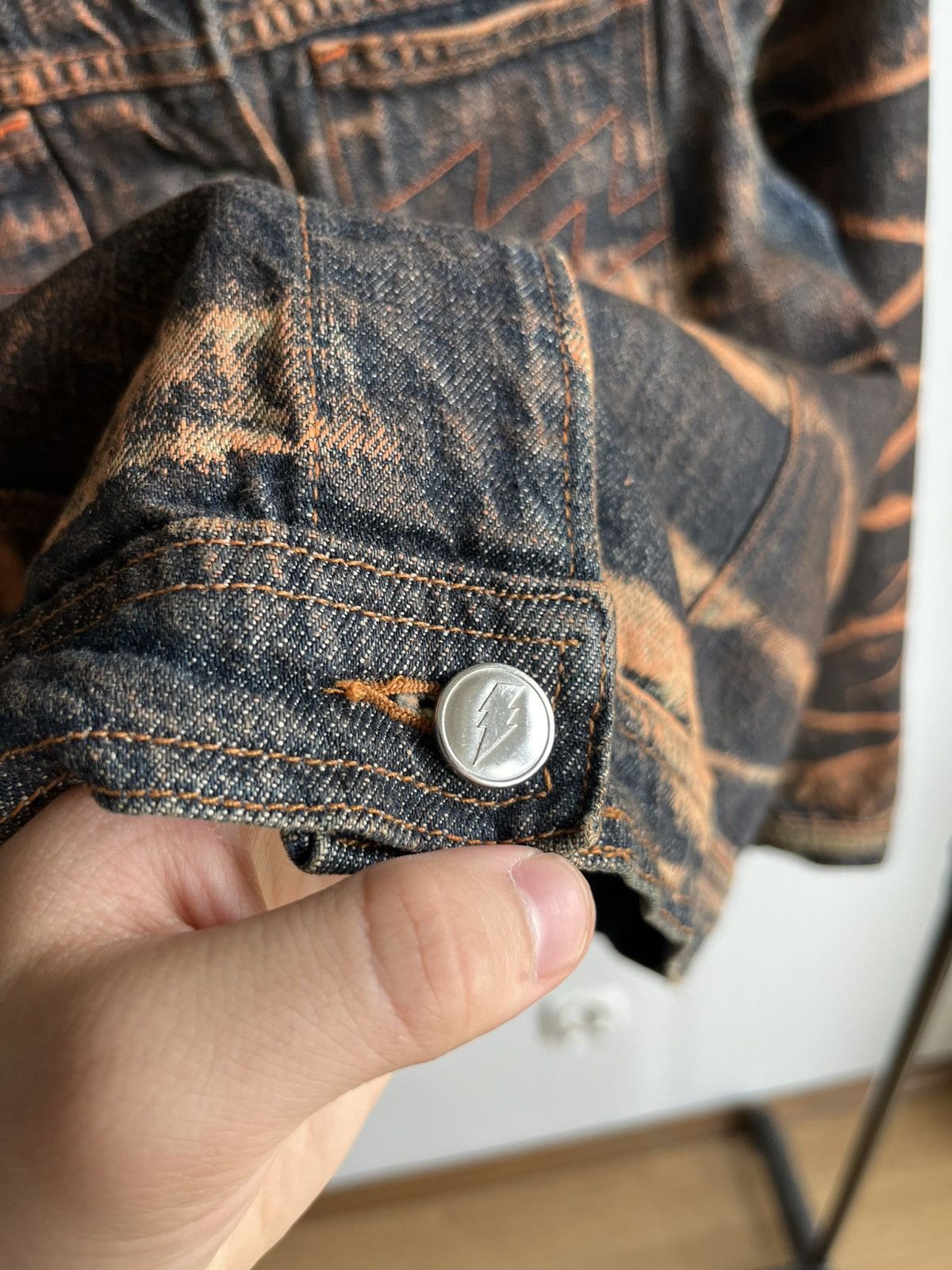 Walter Van Beirendonck Walter Van Beirendonck W.&L.T. 90s bleached trucker jacket Size S / US 4 / IT 40 - 8 Thumbnail