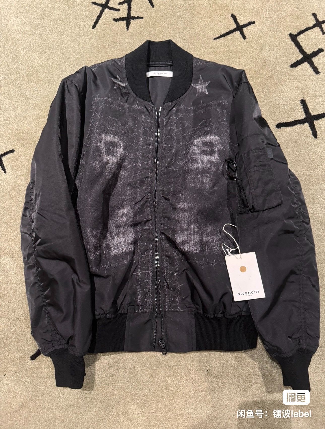 Givenchy Givenchy Jesus Portrait | 2016ss Bomber Jacket Size US M / EU 48-50 / 2 - 9 Thumbnail