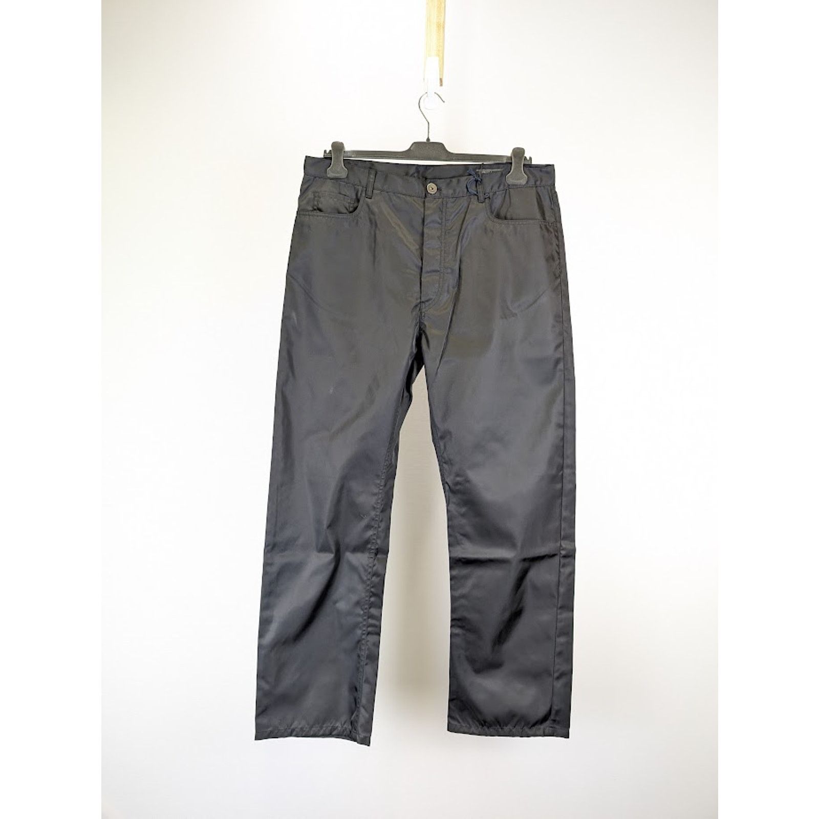 Prada o1rshd1 Denim Pant in Nero Size US 40 / EU 56 - 2 Thumbnail