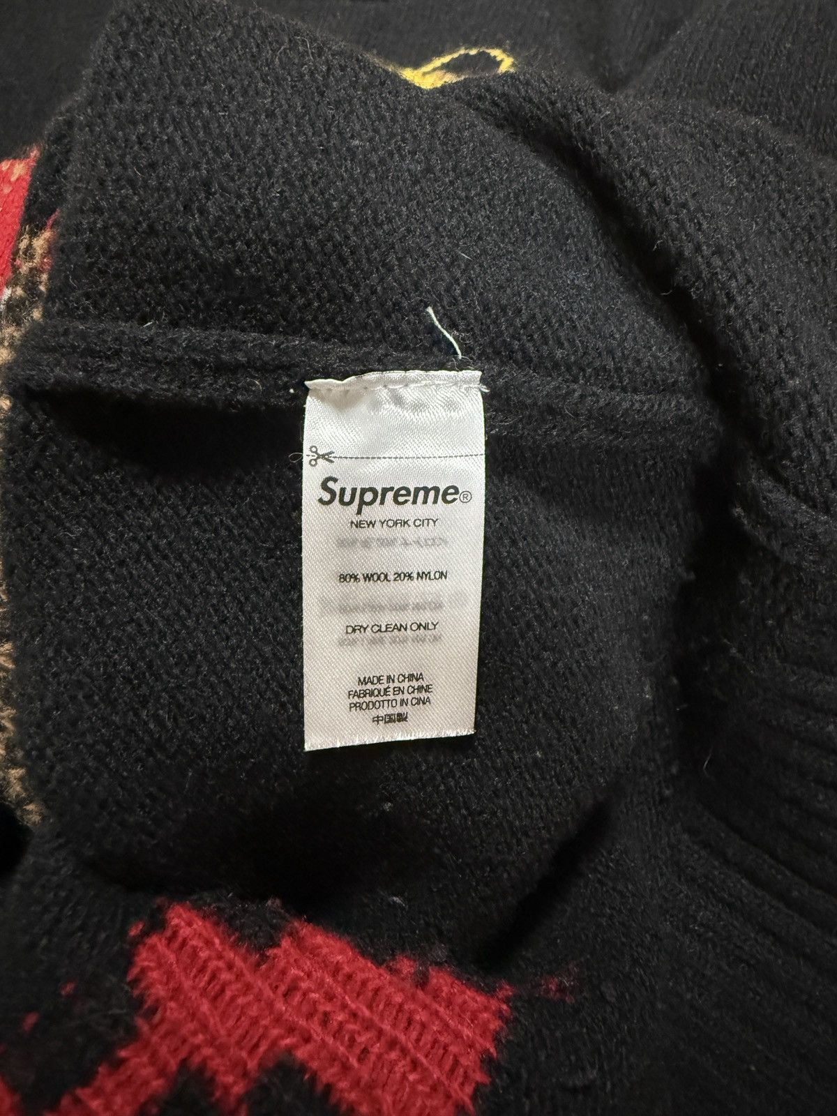 Supreme × Yohji Yamamoto Supreme Yoji Yamamoto TEKKEN sweater Size US S / EU 44-46 / 1 - 4 Thumbnail