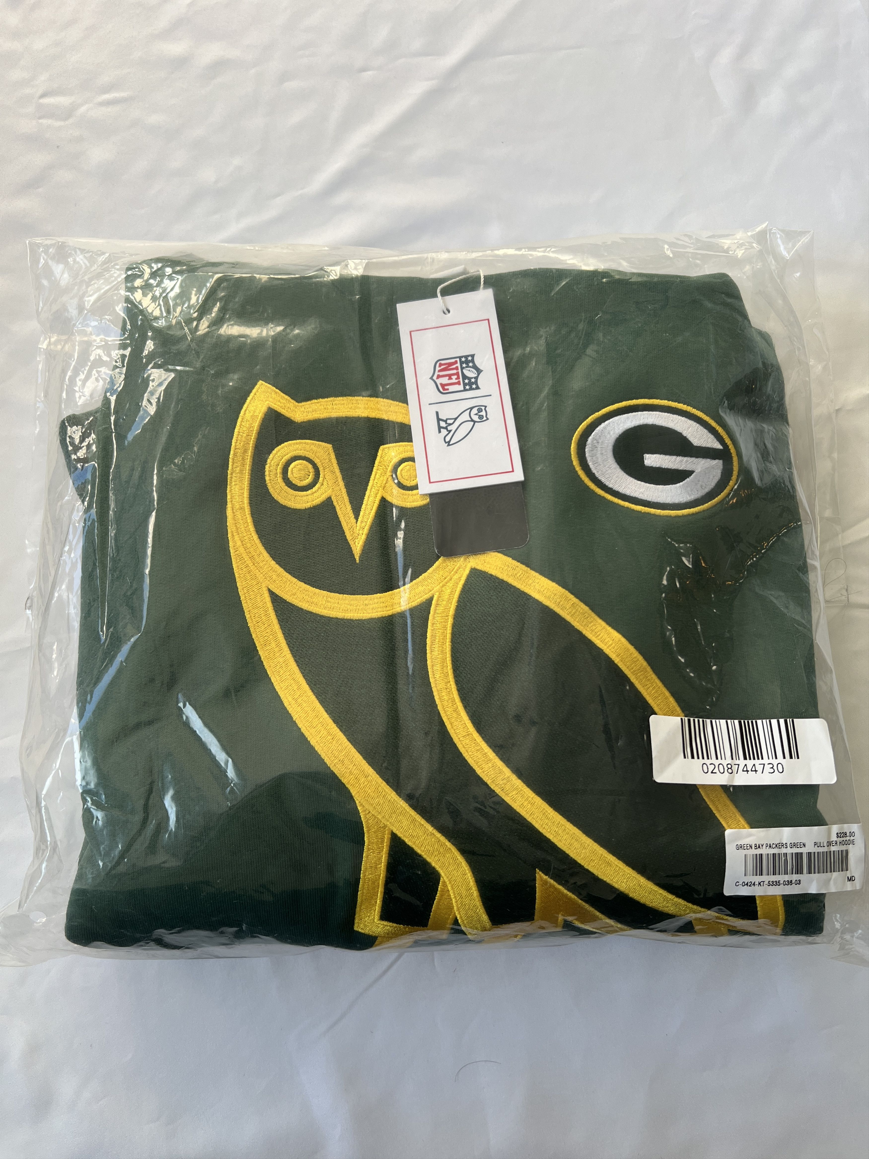 Drake OVO x NFL Green Bay Packers Icon Team OG Owl Hoodie Size US M / EU 48-50 / 2 - 1 Thumbnail
