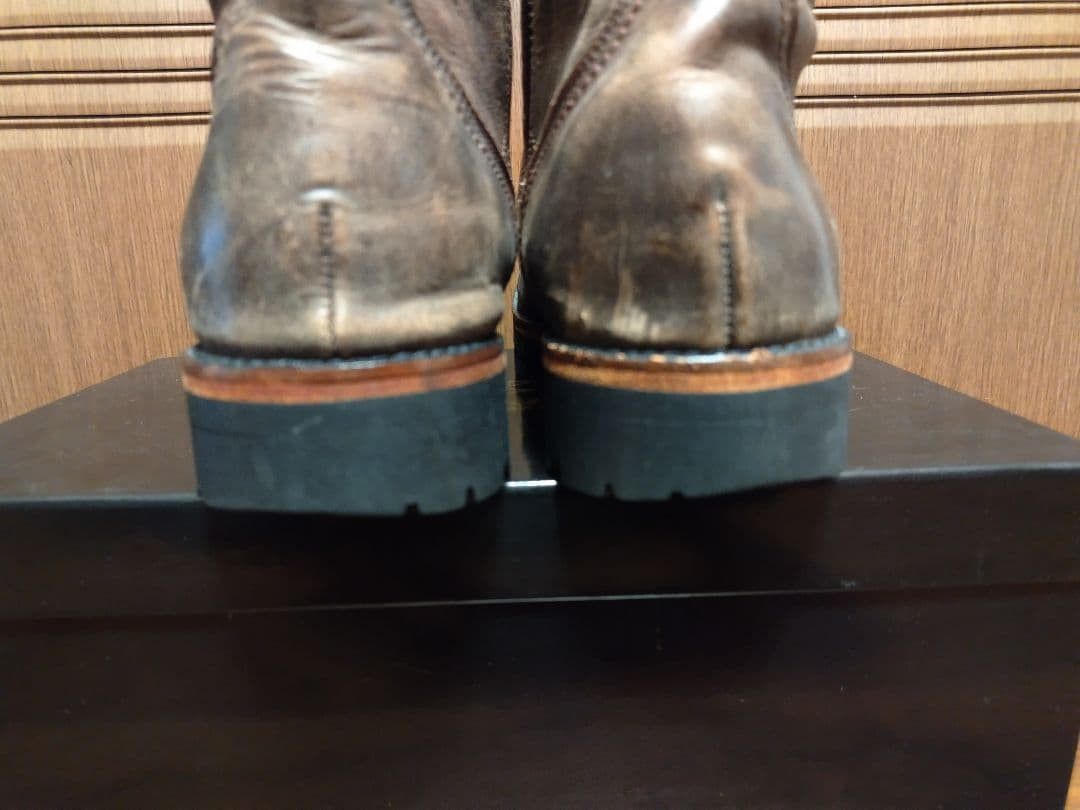 Number (N)ine AW08 "My Own Private Portland" Archive Leather Boots Size US 9 / EU 42 - 5 Thumbnail