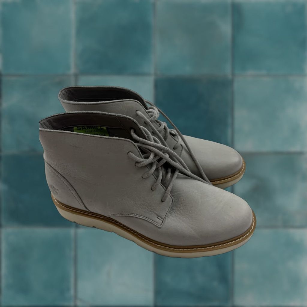 Timberland Timberland Boots Womens Gray Leather Chukka Ankle Wedge Booties - Size 7, SensorFlex Casual Footwear A1FW3 Size US 7 / IT 37 - 1 Thumbnail