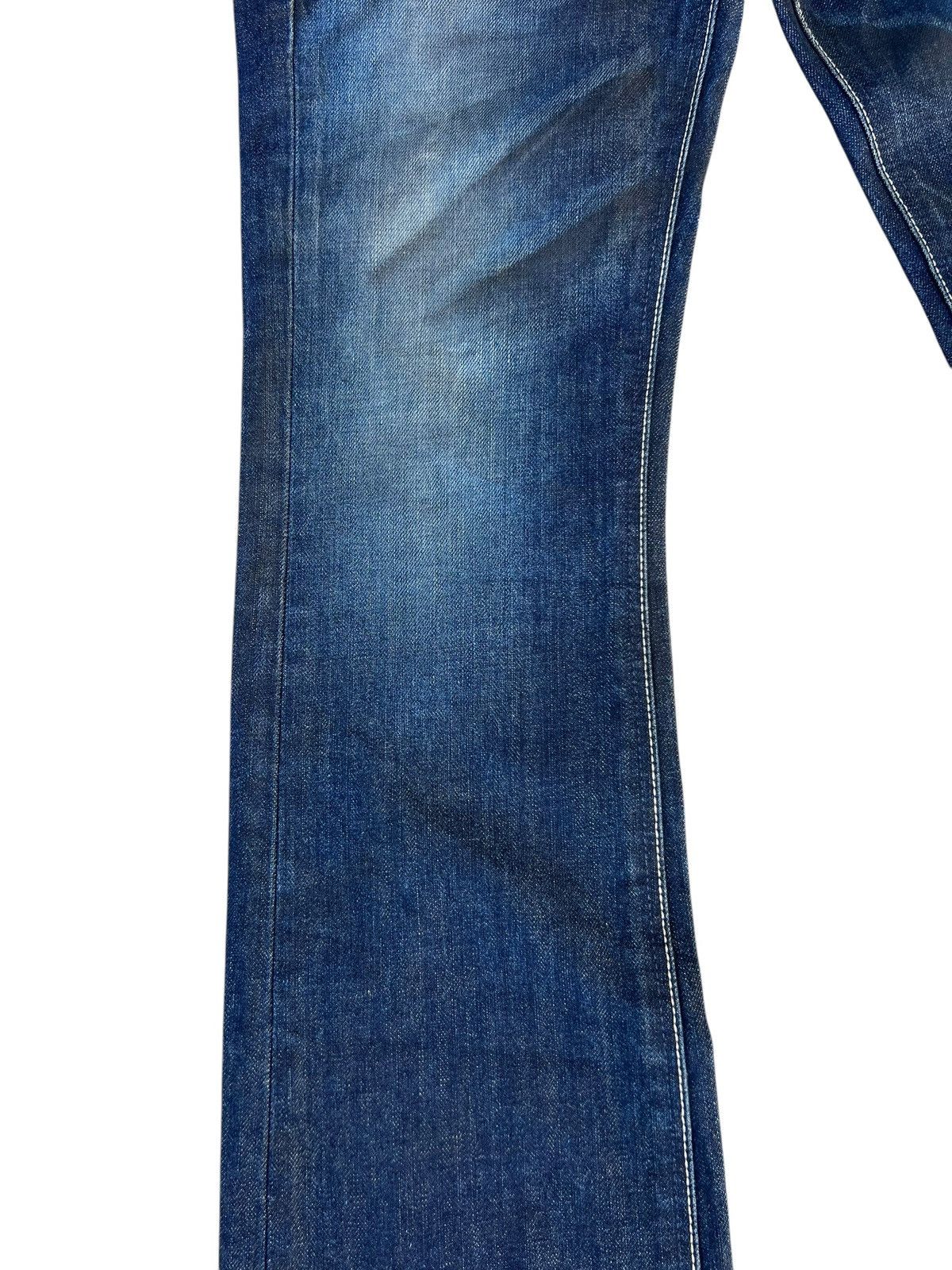 If Six Was Nine × Le Grande Bleu (L.G.B.) × Murder License Clawmark Waxed Denim Murder License Flare Jeans Size US 29 - 9 Thumbnail