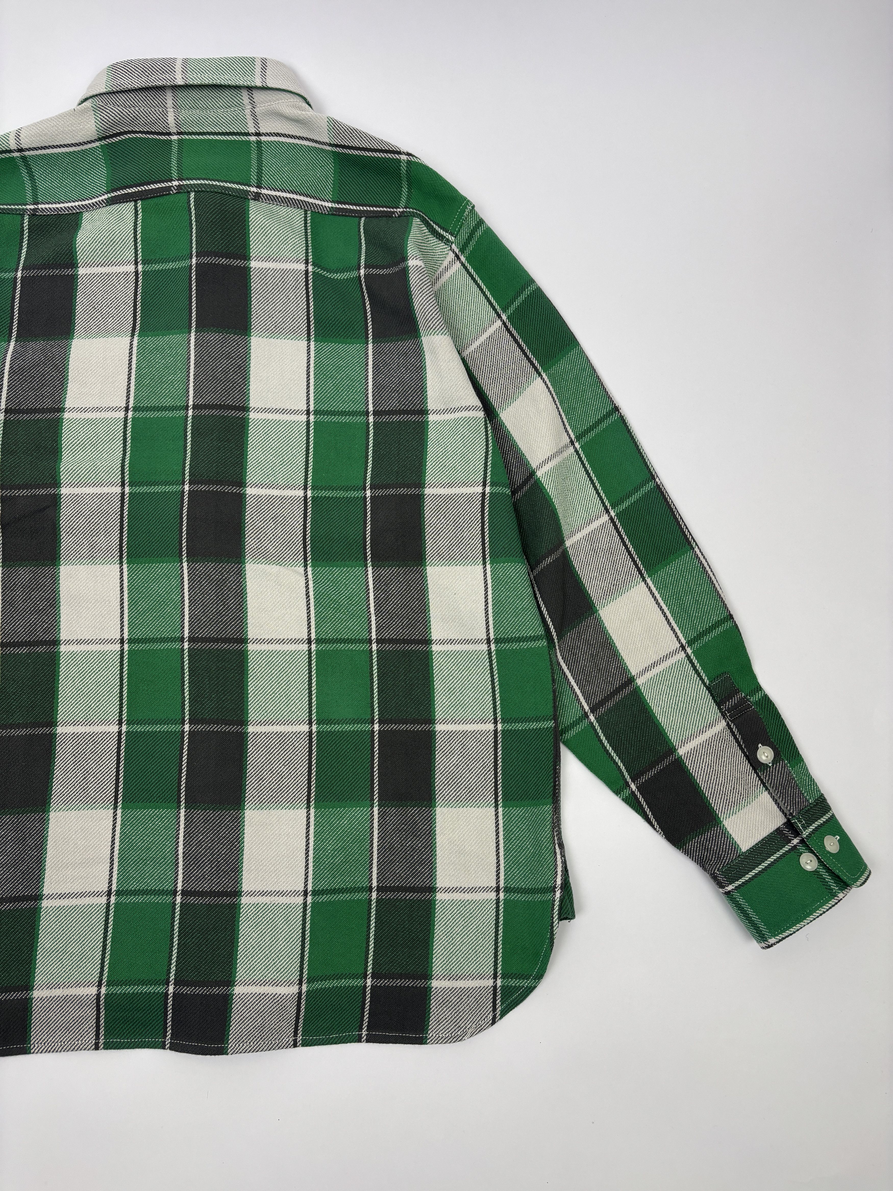 Cushman Cushman Vintage Check Work Shirt Size US XL / EU 56 / 4 - 6 Thumbnail