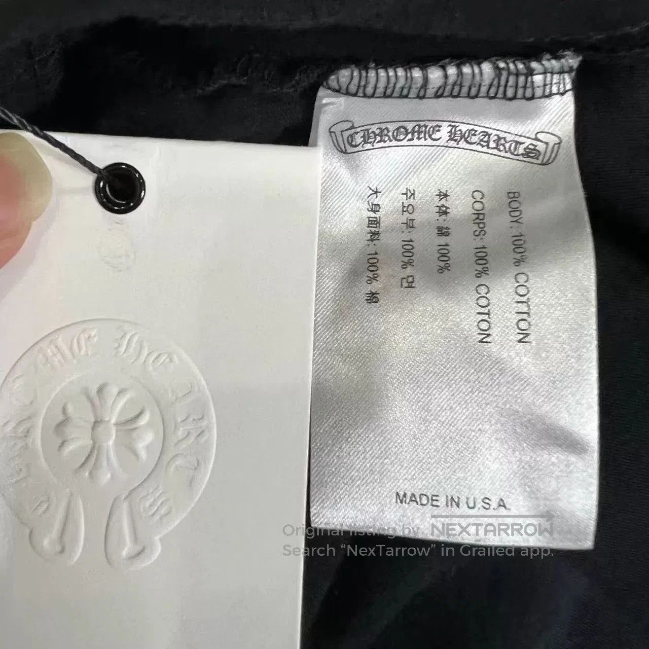 Chrome Hearts Chrome Hearts Sanskrit Long Sleeve Top. Size US M / EU 48-50 / 2 - 4 Thumbnail