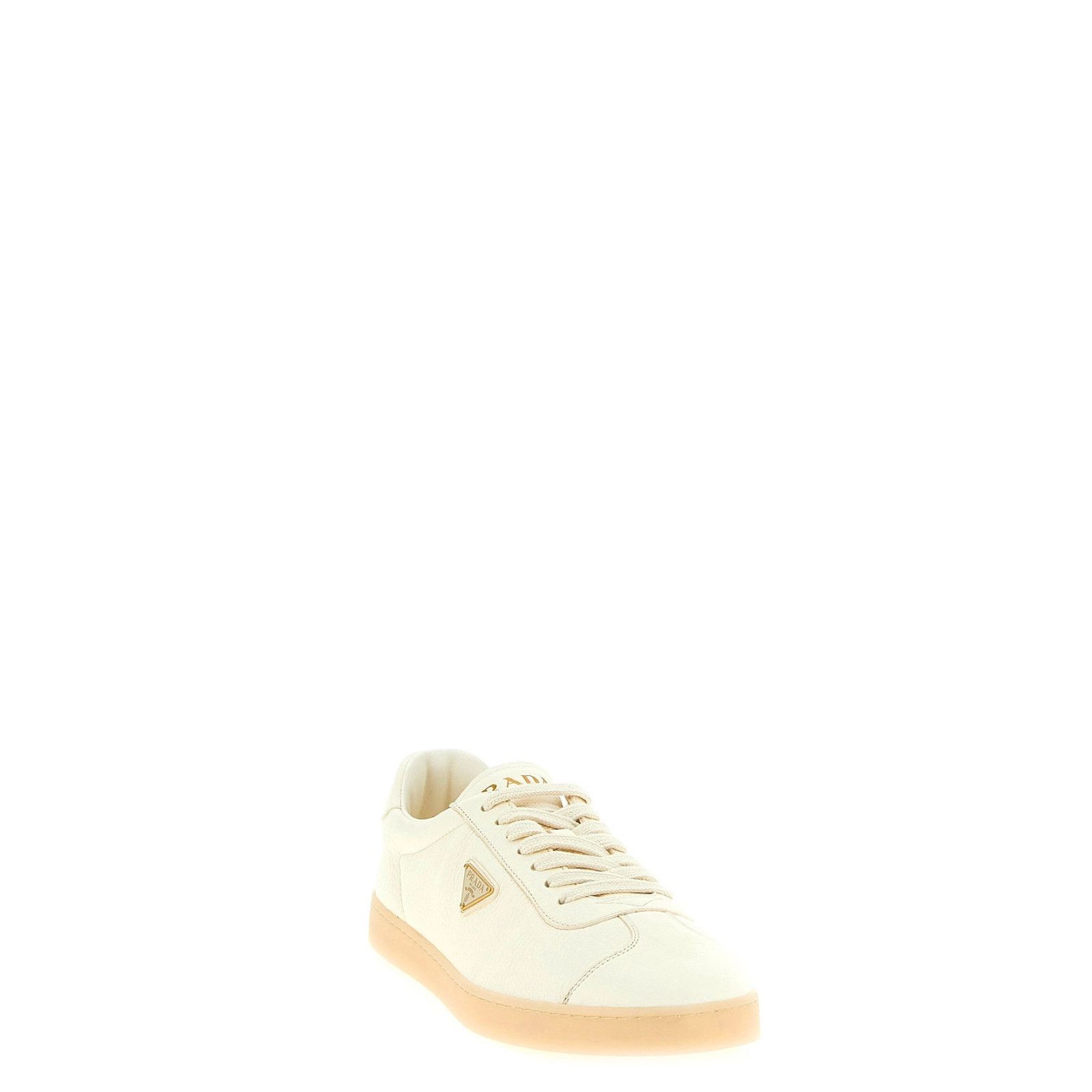 Prada PRADA Downtown Ivory Leather Sneakers New And Authentic (Men Size US 9.5 / EU 42-43 - 2 Thumbnail