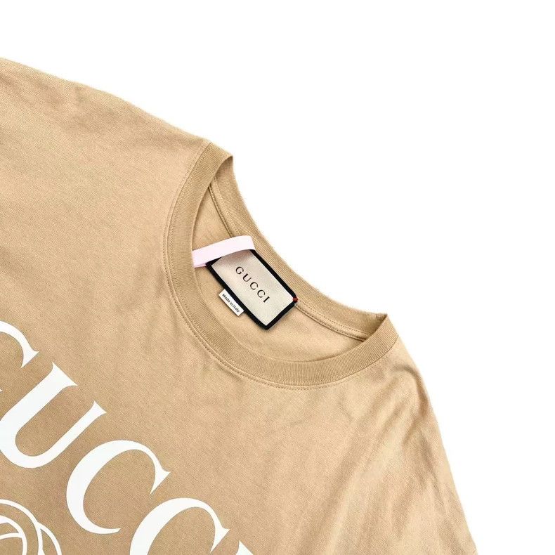 Gucci Gucci Khaki Dog Logo Short Sleeve T-Shirt Size US XL / EU 56 / 4 - 3 Thumbnail