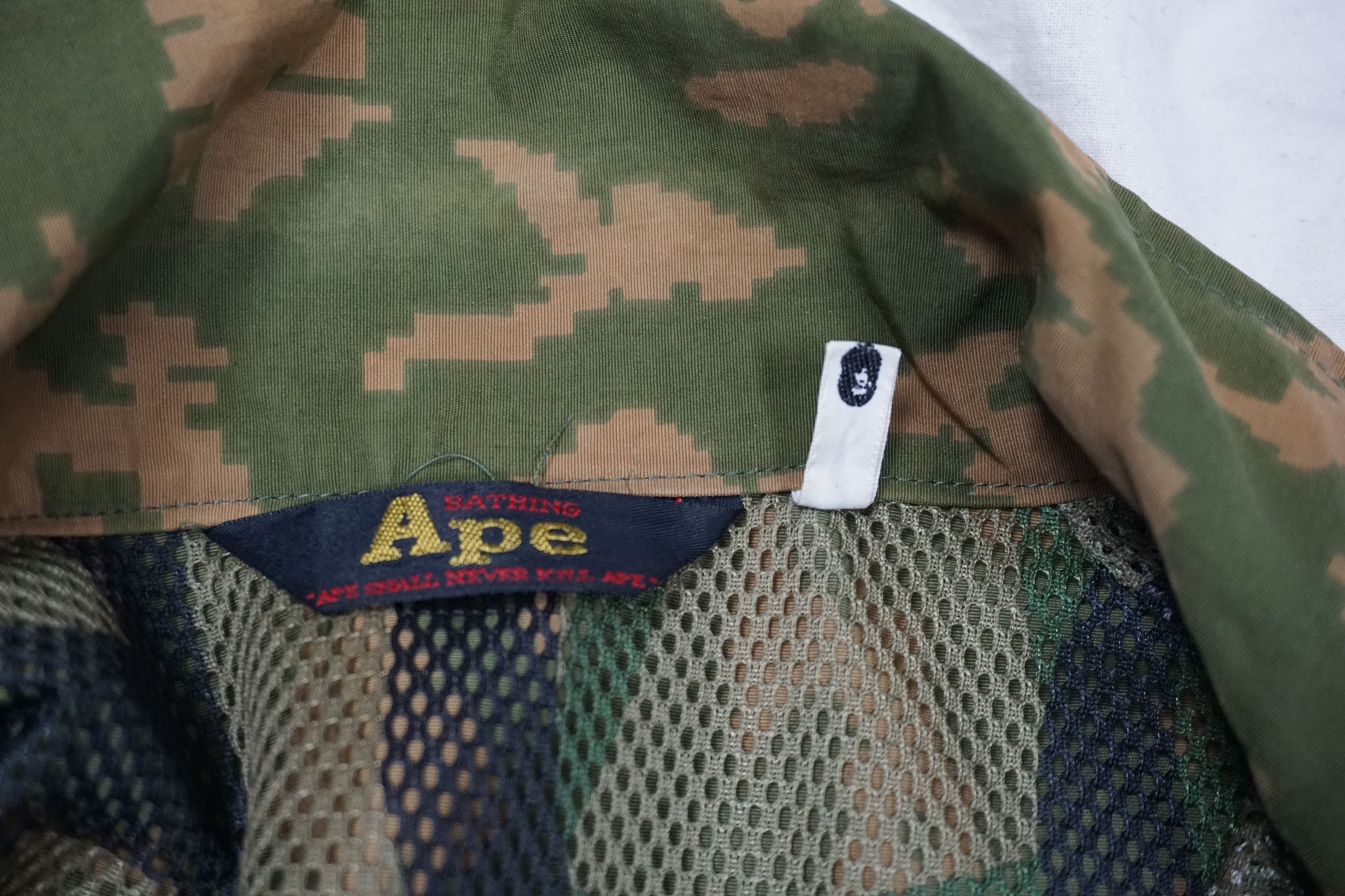 Bape × Vintage 90's Bape Nigo Era Convertible Windbreaker Jacket Size US M / EU 48-50 / 2 - 5 Thumbnail