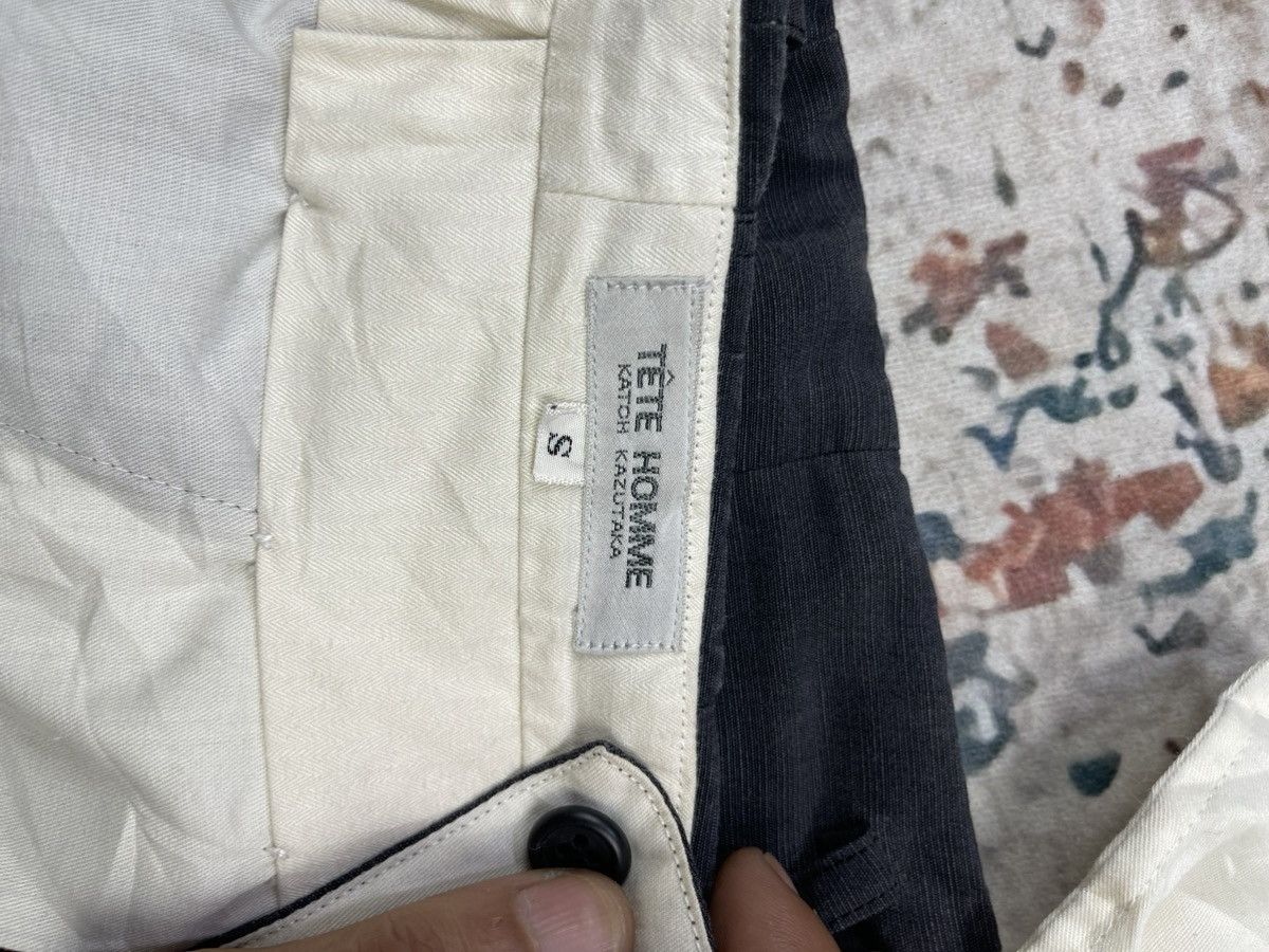 Tete Homme Vintage Tete Homme Katoh Kazutaka Rayon Wide Pants Size US 28 / EU 44 - 10 Thumbnail