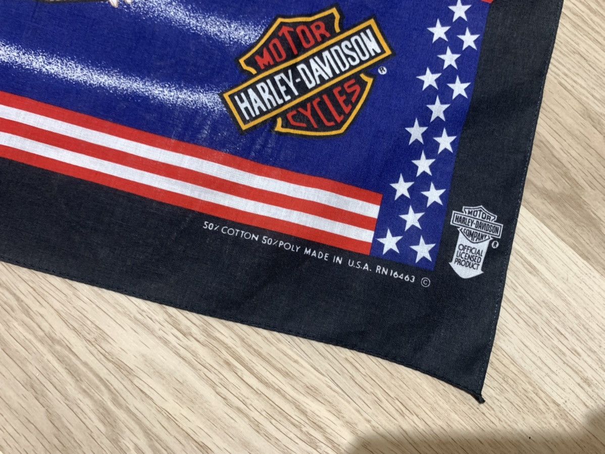 Harley Davidson × Vintage Harley Davidson bandanna scarf 57x57cm Size ONE SIZE - 4 Thumbnail
