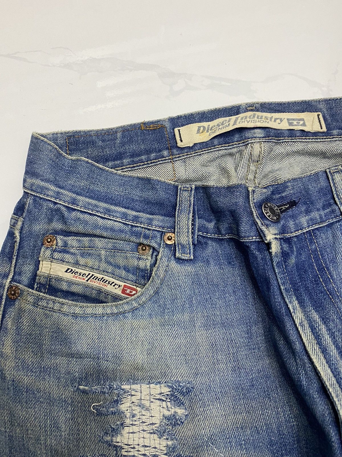 Diesel DIESEL FLARE RARE DISTRESSED DENIM FLARED JEANS Size US 29 - 11 Thumbnail