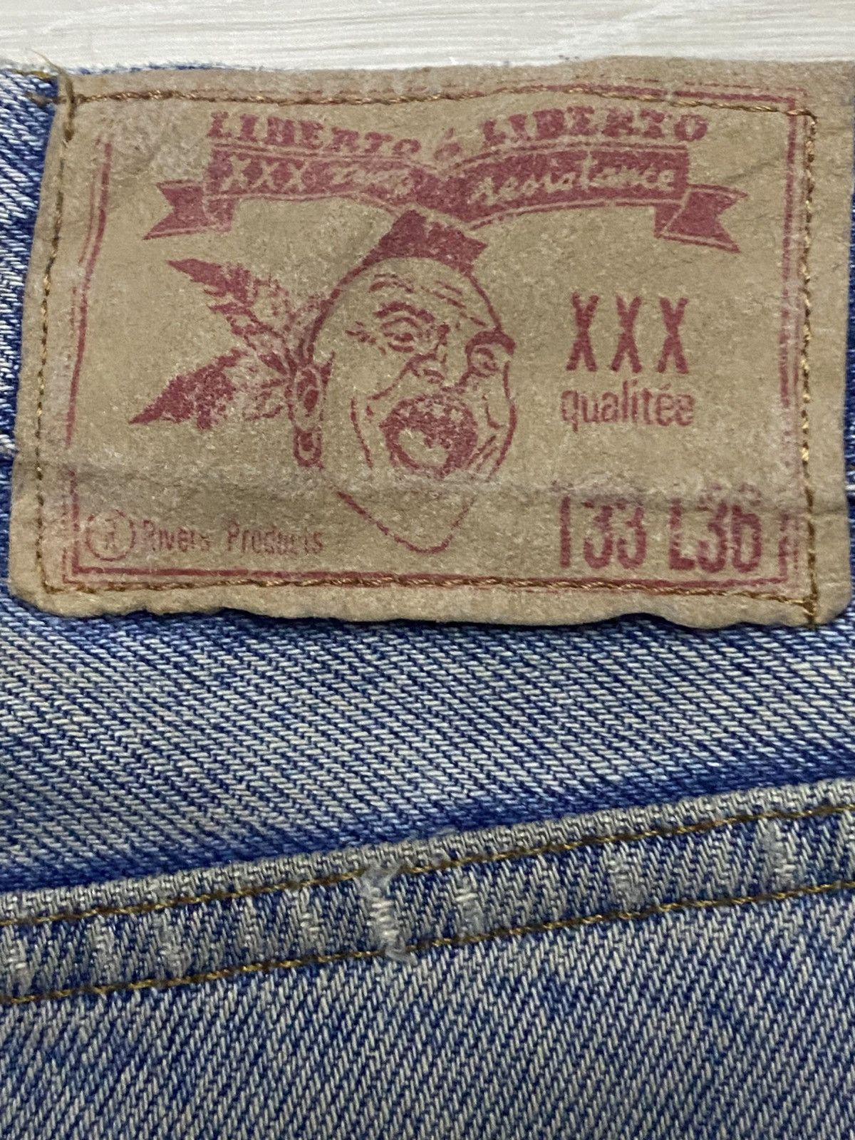 Maison Margiela Vintage 80s Liberto Made in Italy Denim Jeans Natural Fade Size US 30 / EU 46 - 15 Thumbnail