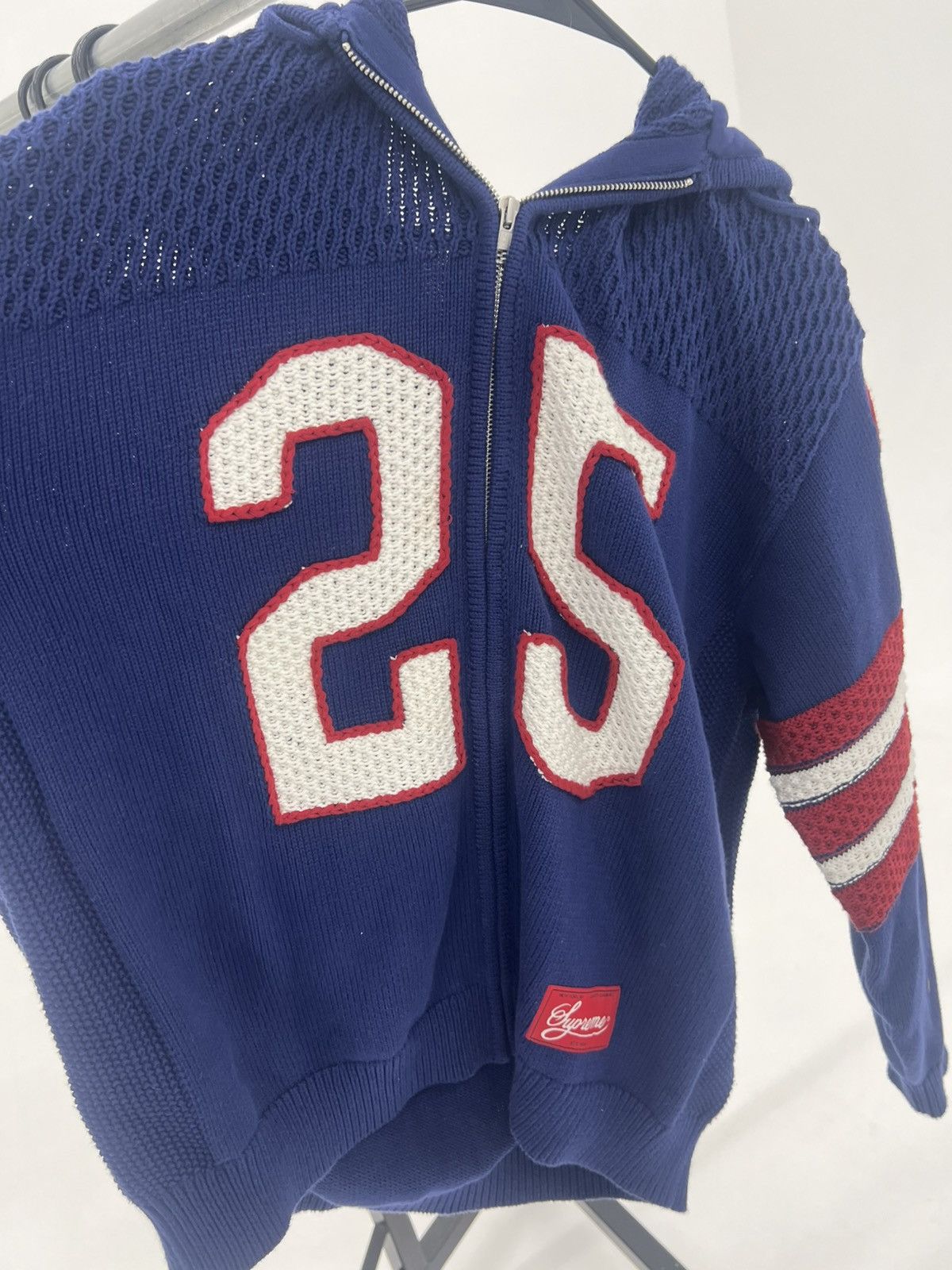 Supreme Supreme Hooded Sports Zip Jacket Blue Size US L / EU 52-54 / 3 - 1 Thumbnail