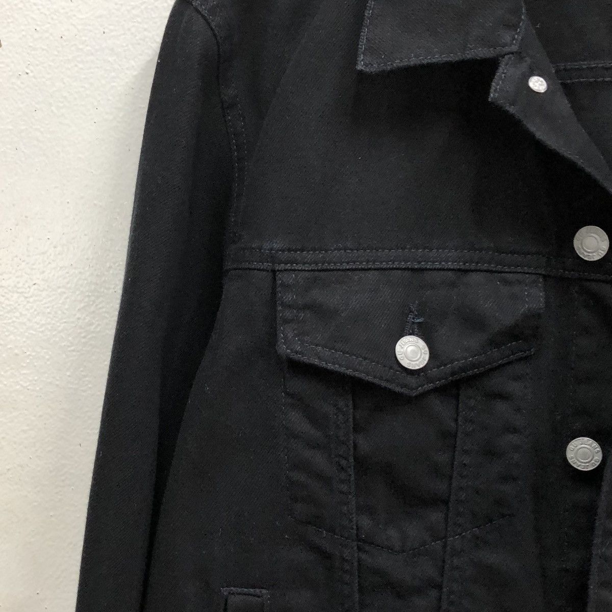 Japanese Brand Japanese Brand Gu Trucker Denim Jacket Black ( L ) Size US L / EU 52-54 / 3 - 5 Thumbnail