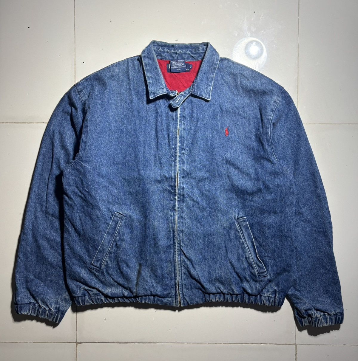 Polo Ralph Lauren × Vintage Vintage Polo Ralph Lauren Denim Jacket Size US L / EU 52-54 / 3 - 1 Thumbnail
