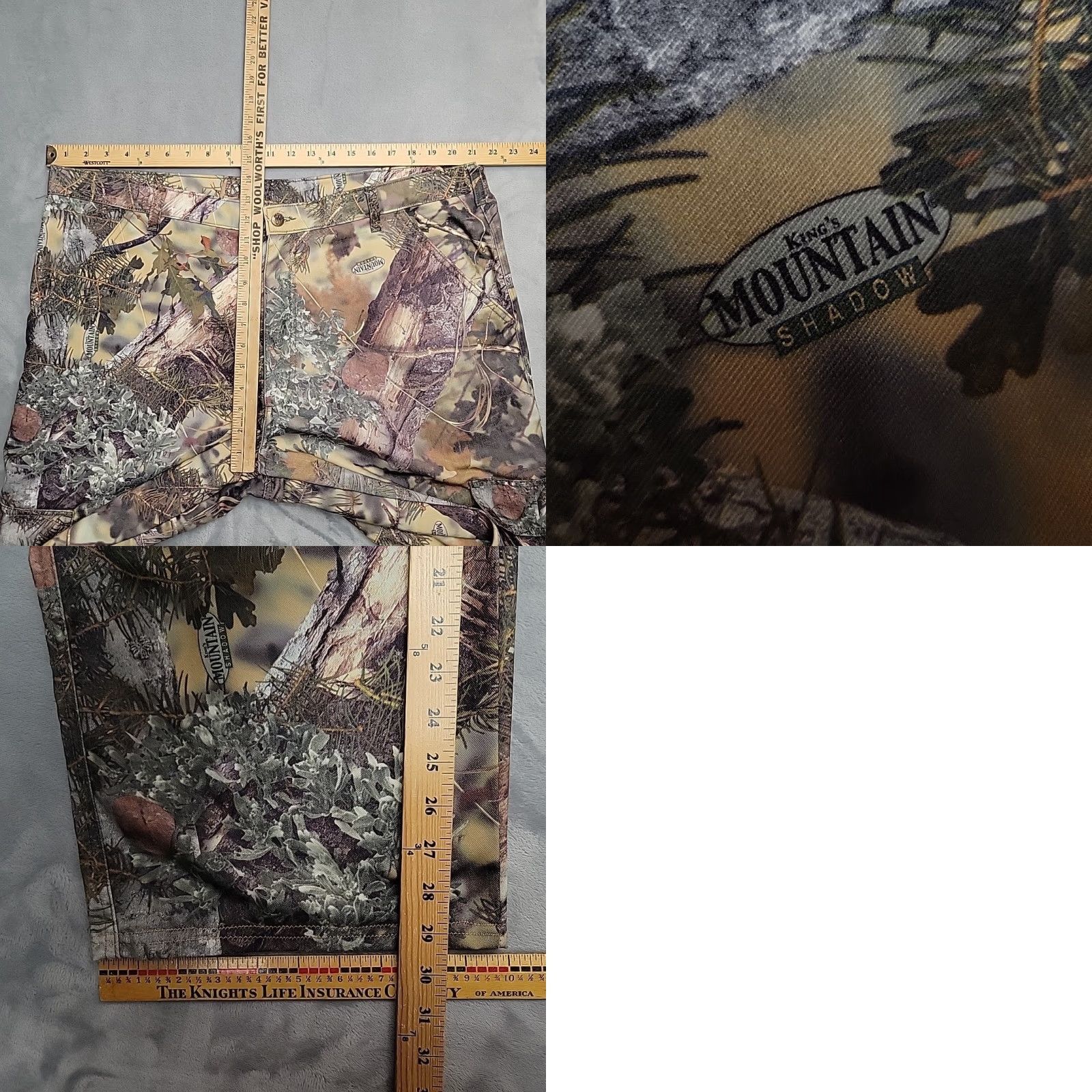 Vintage Kings Camo Pants Mens 42x30 Cargo Hunting Outdoors Size US 42 / EU 58 - 8 Thumbnail