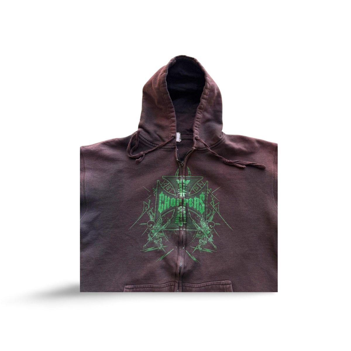 West Coast Choppers Y2K Crazy Jessie James West Coast Choppers Zip Up Hoodie Size US L / EU 52-54 / 3 - 3 Thumbnail