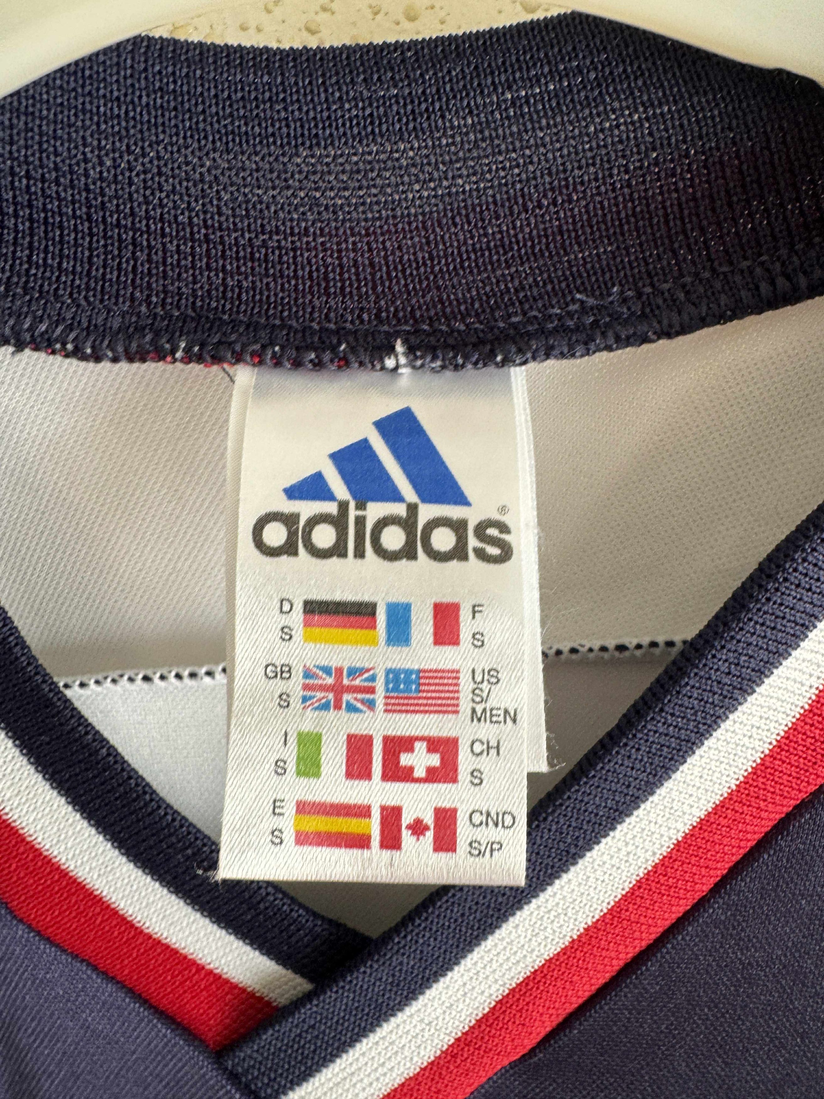 Adidas Yugoslavia 1998/00 Away Adidas Shirt Size US S / EU 44-46 / 1 - 6 Thumbnail
