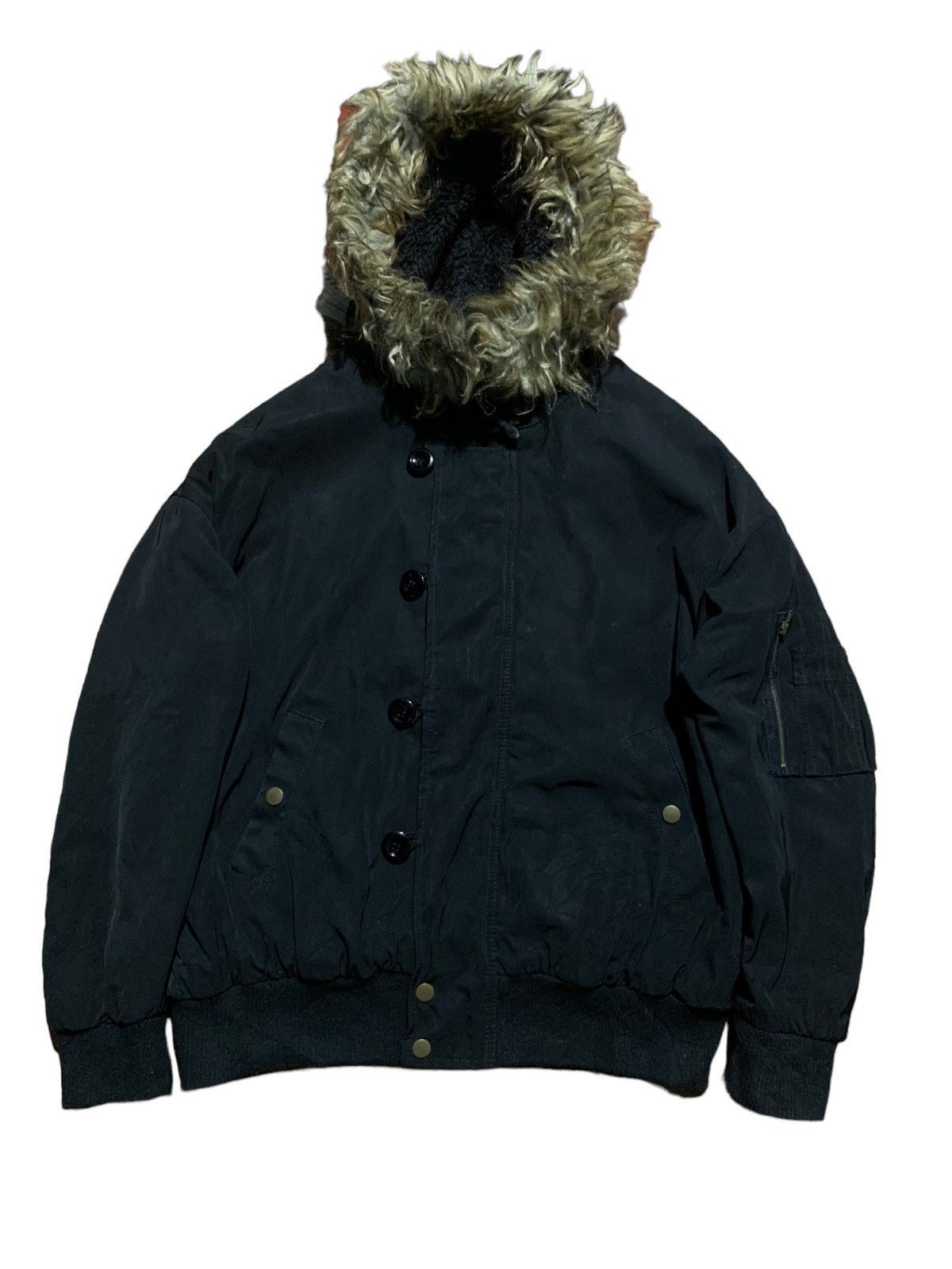 If Six Was Nine Japanese brand oversized fur hoodie jacket LgB style Size US M / EU 48-50 / 2 - 1 Thumbnail