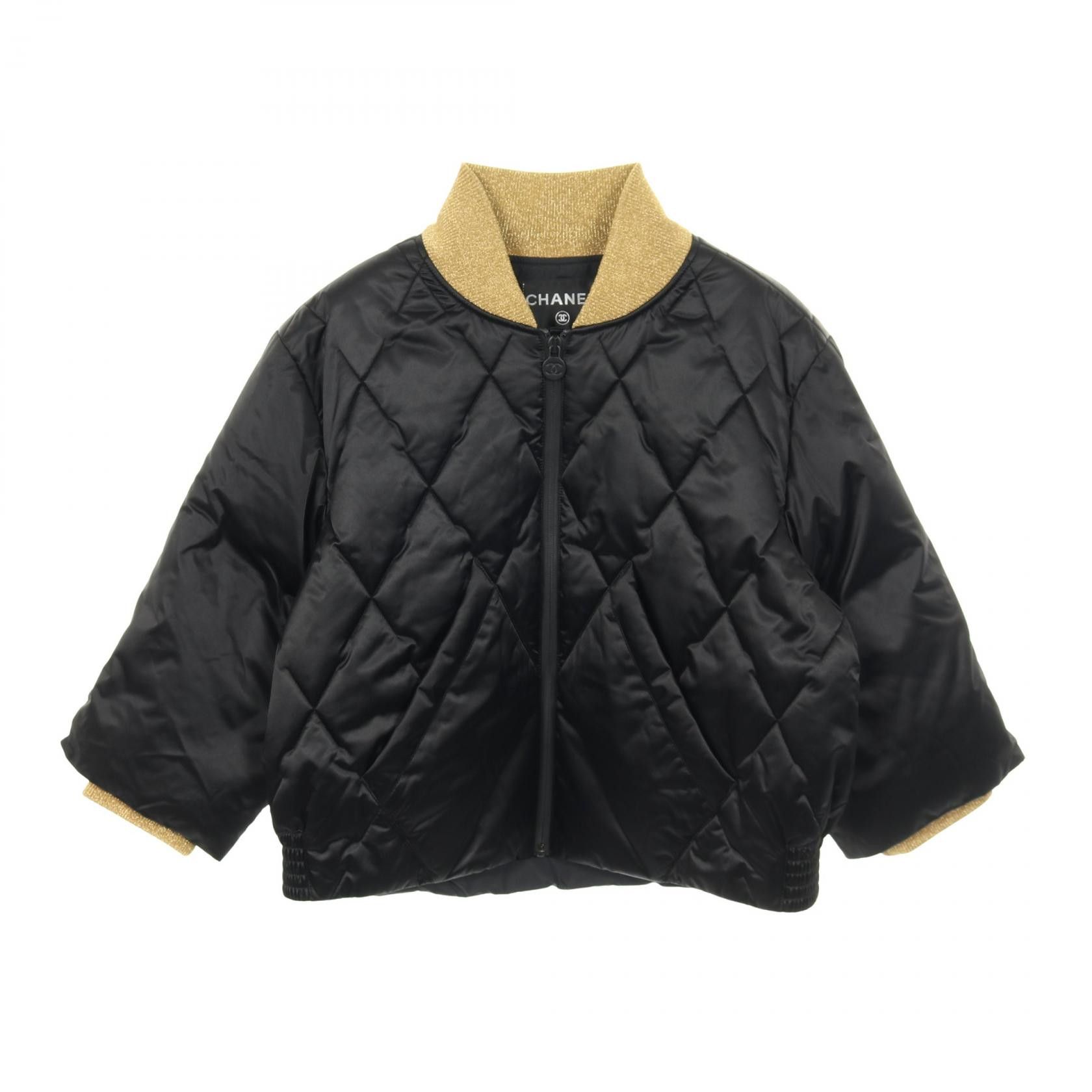 Chanel Chanel Chanel Quilted Nylon Jacket Textile Outerwear P57120V43068 DUTY FREE for USA Size ONE SIZE - 1 Thumbnail