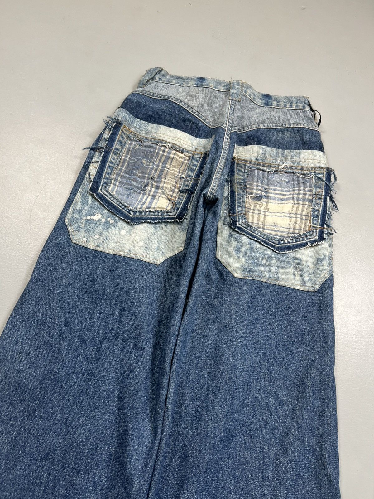 Better With Age 1of1 crazy printed reworked bggy fit denim Size US 28 / EU 44 - 5 Thumbnail