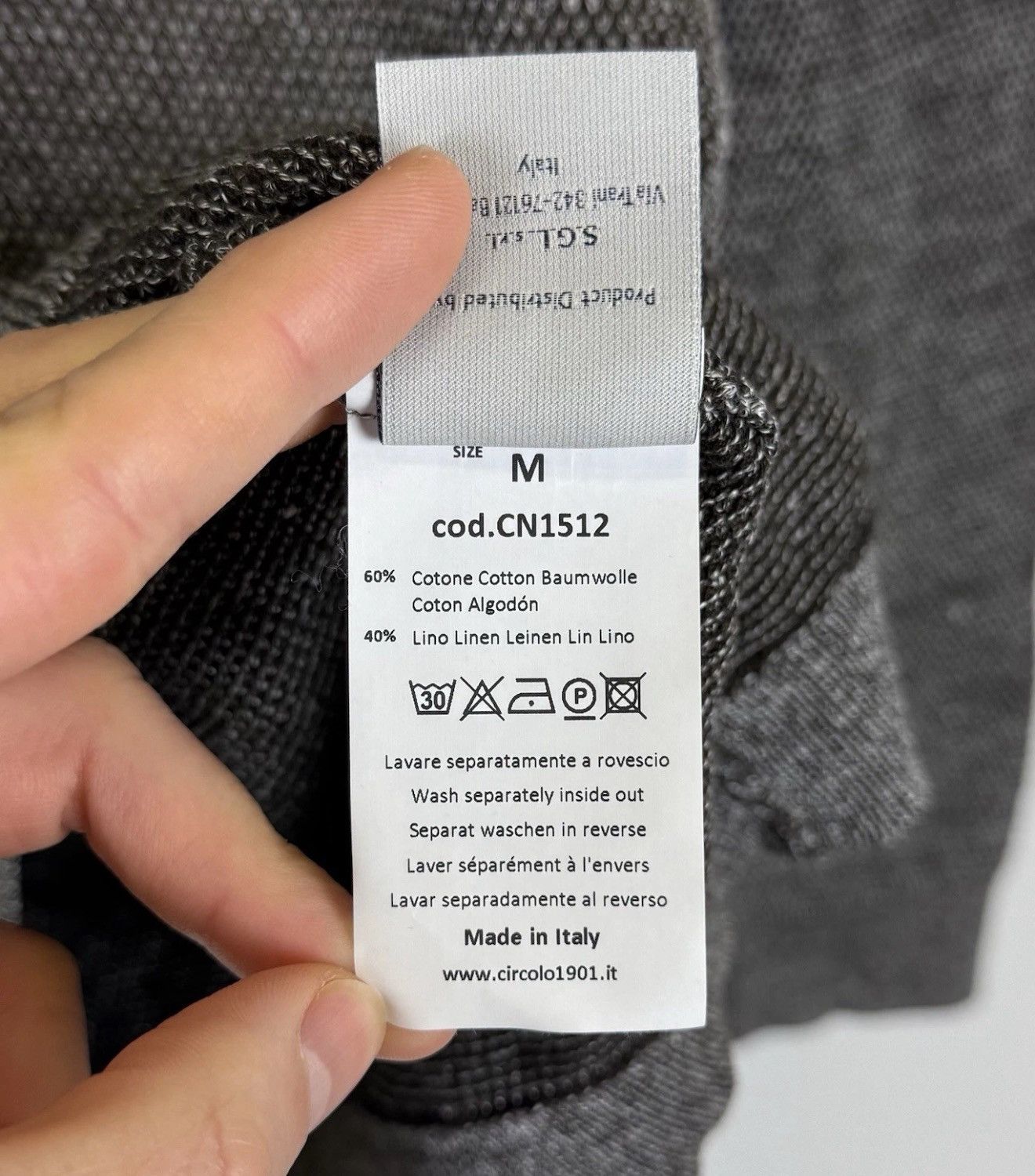 Circolo 1901 Circolo 1901 Long Sleeve Knit Jumper Sweater Cotton Linen Size US M / EU 48-50 / 2 - 6 Thumbnail