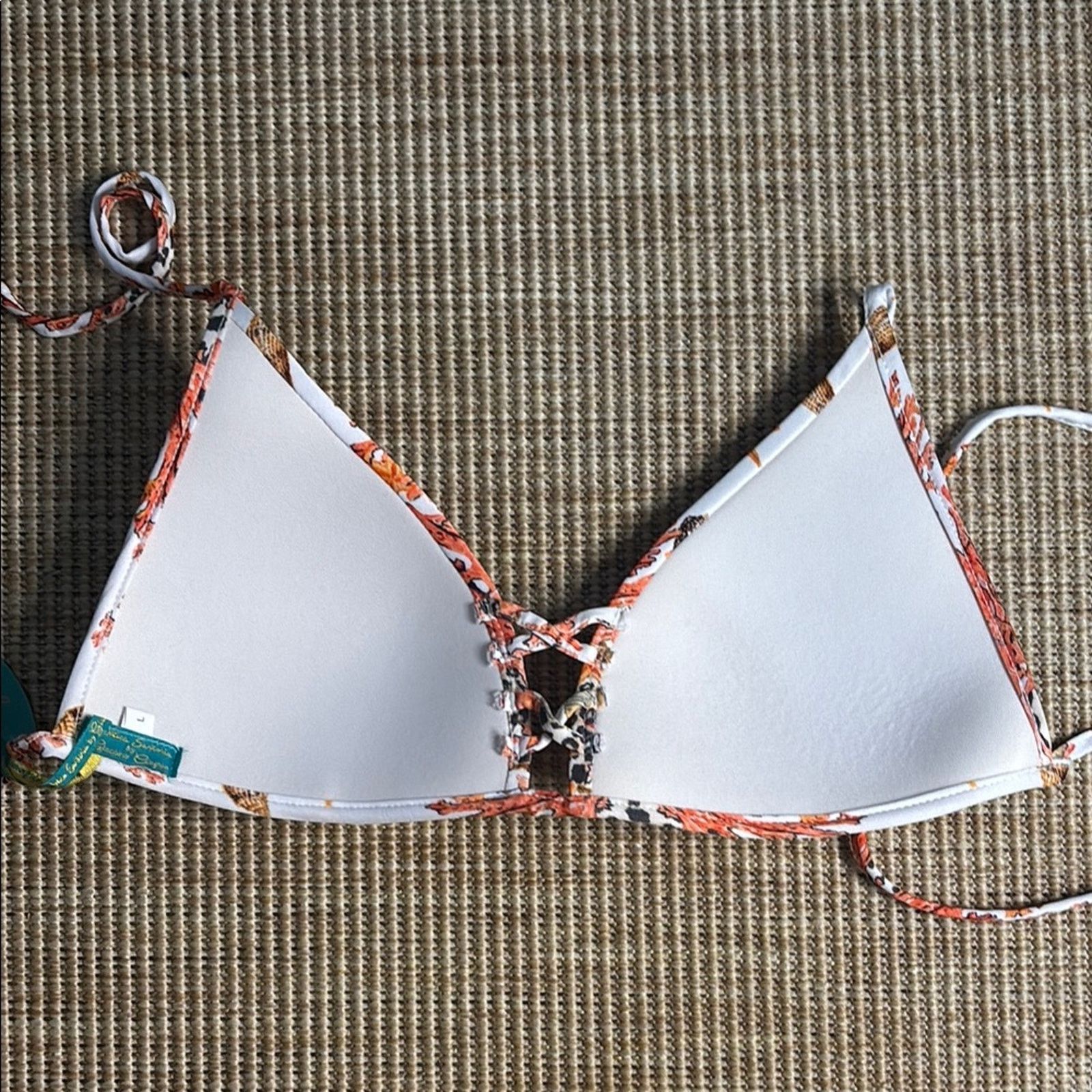 Other NWT Antica Sartoria Positano Vibrant Print Bikini Set L Size ONE SIZE - 10 Thumbnail