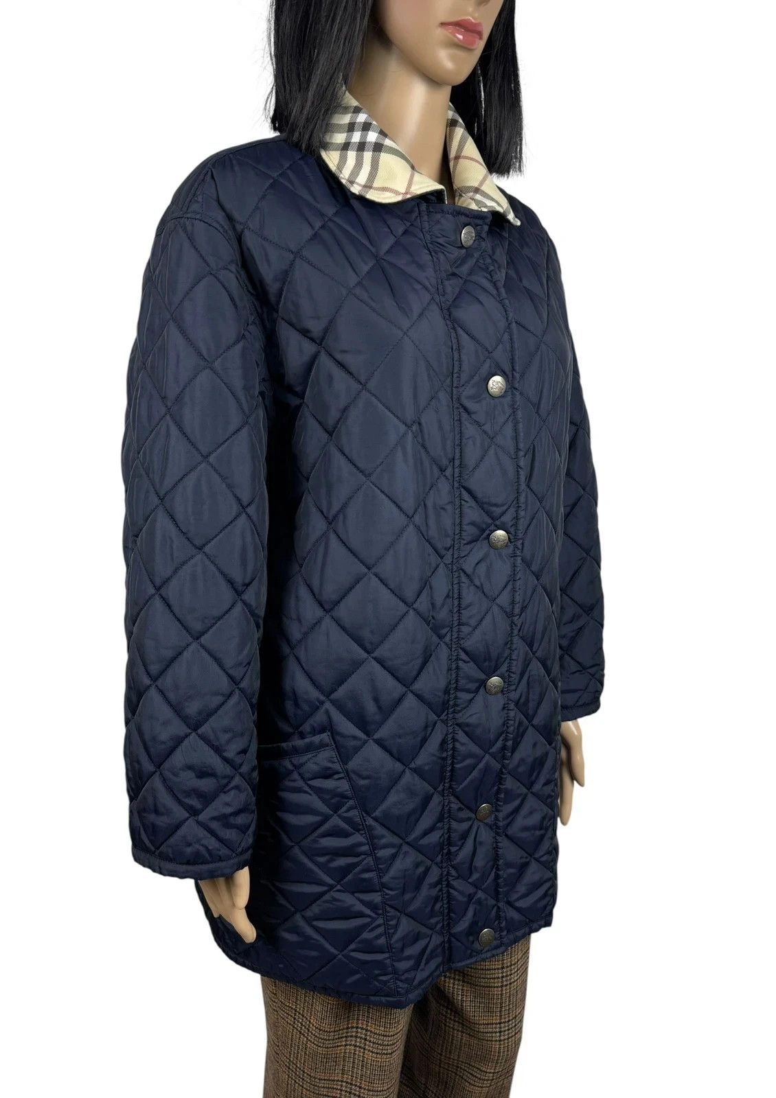 Burberry Burberry Vintage Quilted Jacket Check Women size DE40 Size M / US 6-8 / IT 42-44 - 3 Thumbnail
