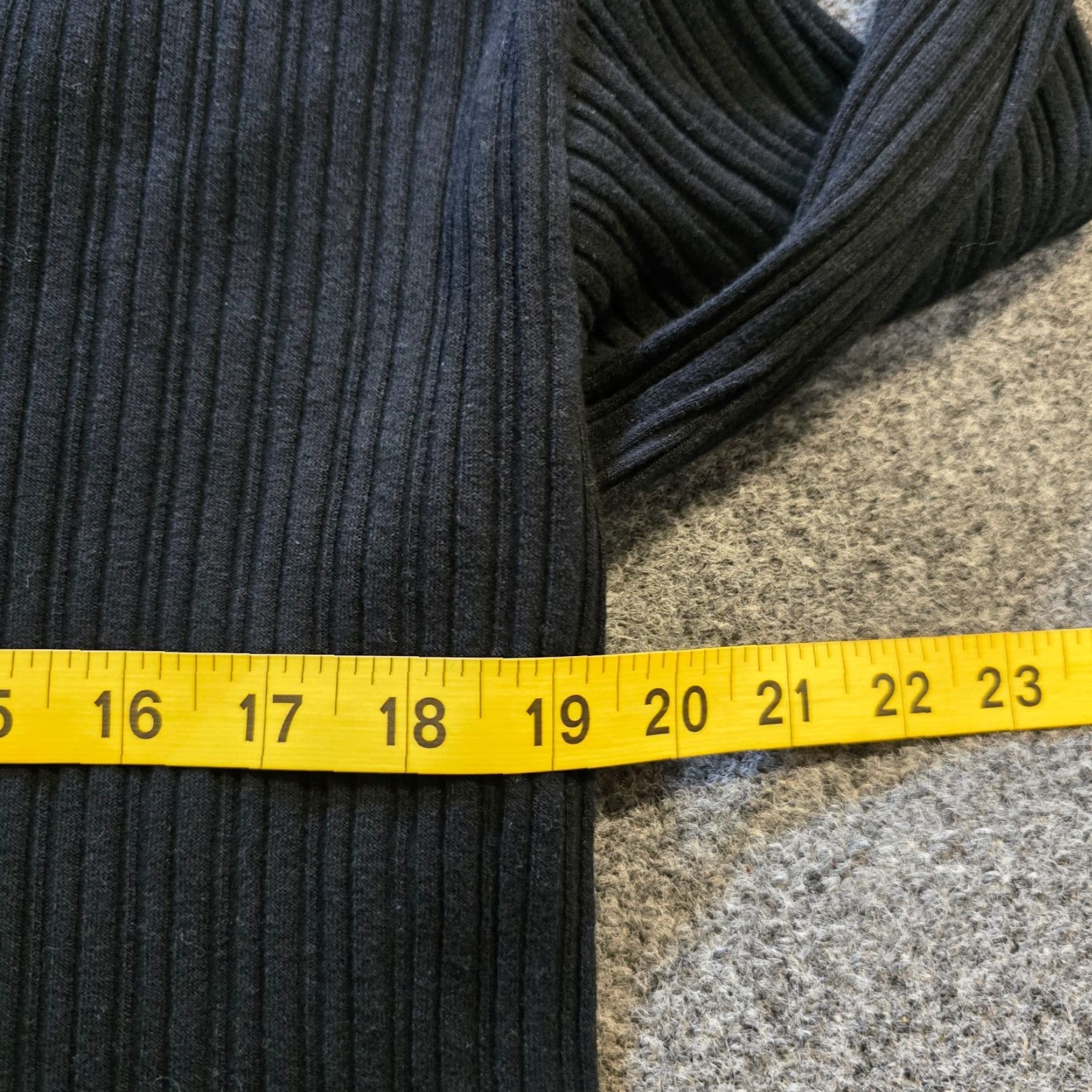 Madewell Madewell Top Womens Size S Black Ribbed Long Sleeve Capsule Casual Basic Shirt Size S / US 4 / IT 40 - 5 Thumbnail