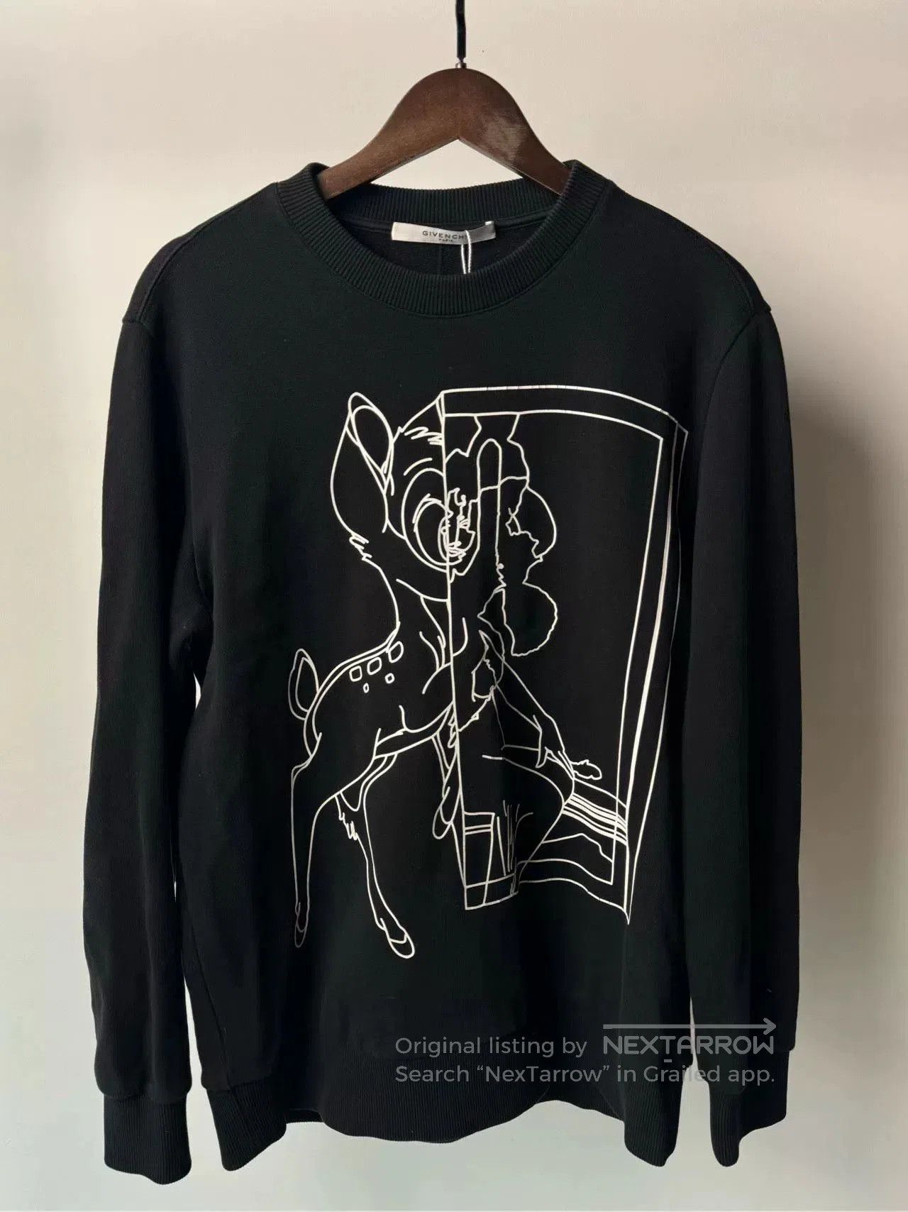 Givenchy Givenchy Dog Head Sketch Sweatshirt. Size US S / EU 44-46 / 1 - 1 Thumbnail